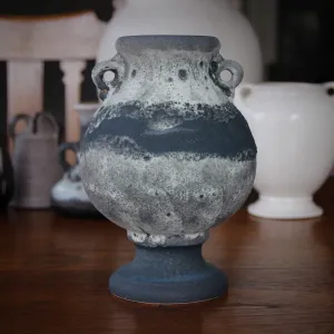 Grey & White Pedestaled Urn