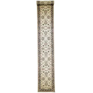 Hand-Knotted Afghan Peshawar Chobi Tribal Handmade 100% Wool Rug (Size 2.7 X 17.9) Brral-4503