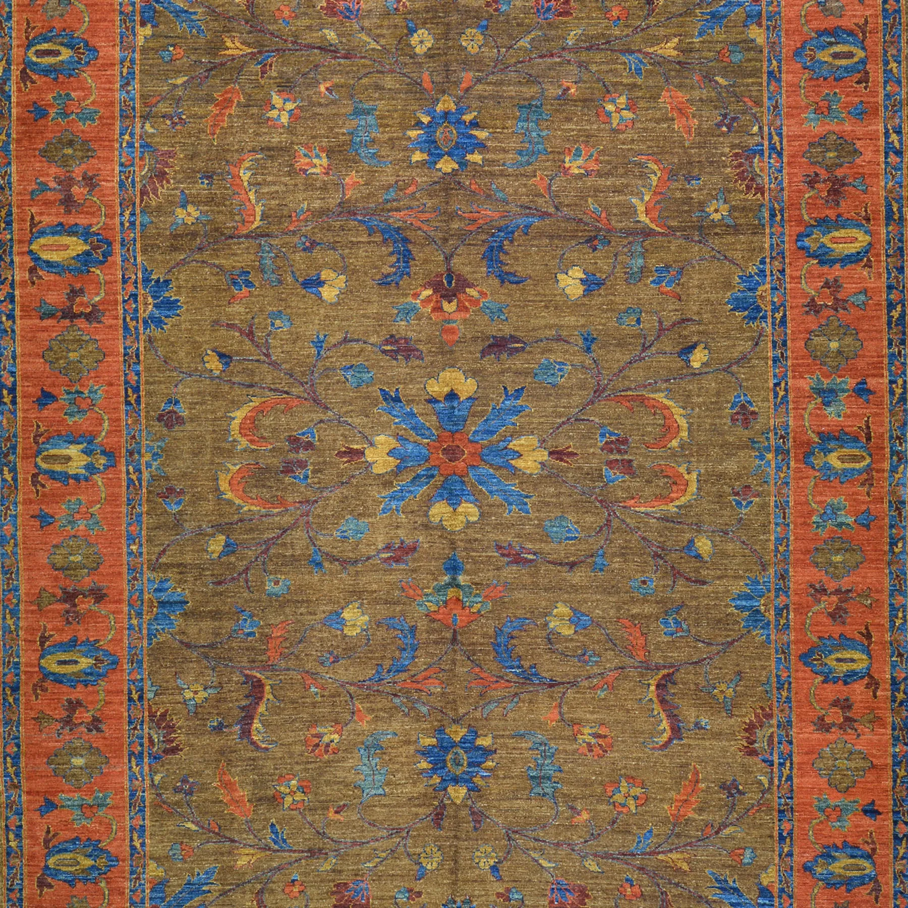 Hand-Knotted Afghan Tribal Chobi Traditional Design Wool Rug (Size 8.0 X 10.3) Cwral-9603