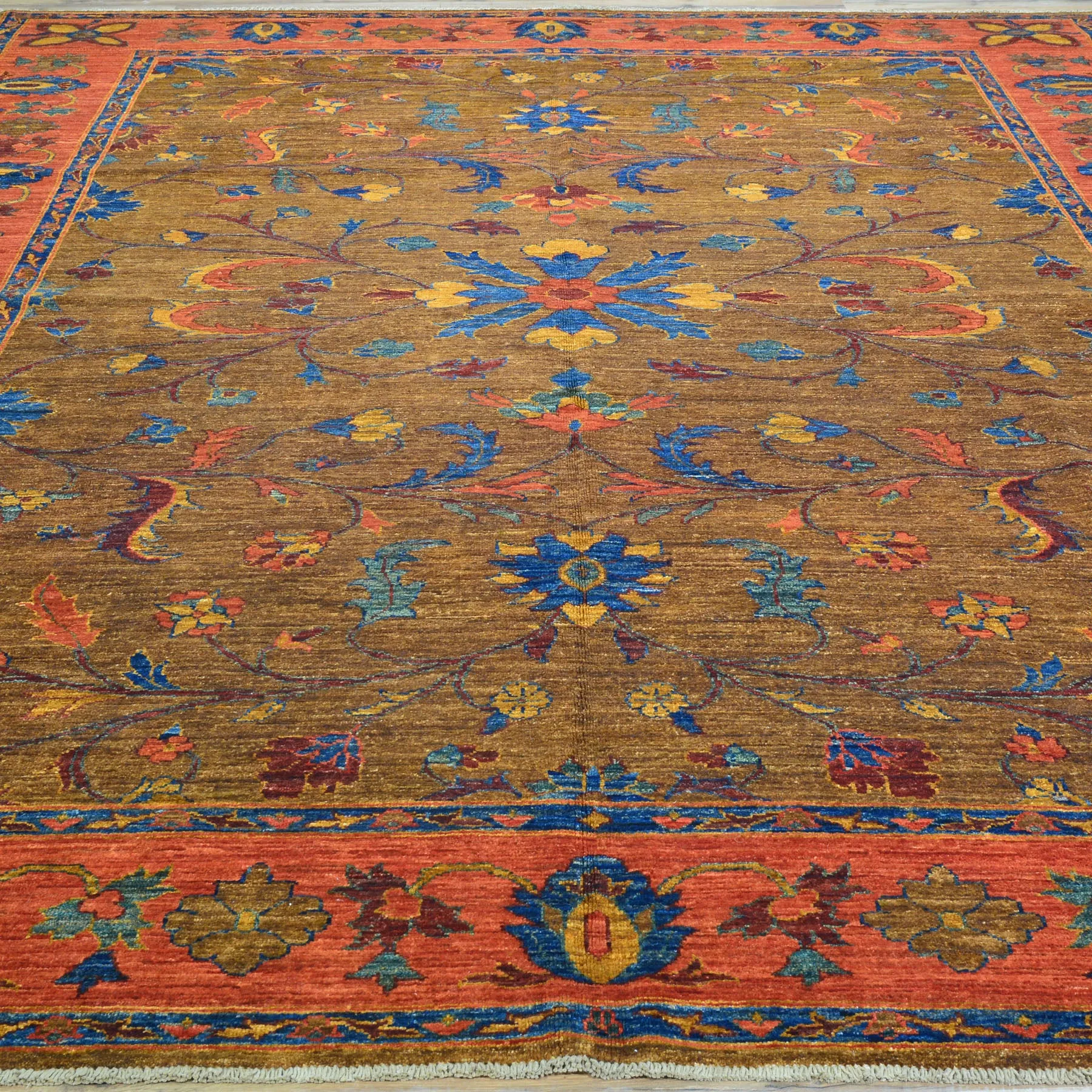 Hand-Knotted Afghan Tribal Chobi Traditional Design Wool Rug (Size 8.0 X 10.3) Cwral-9603