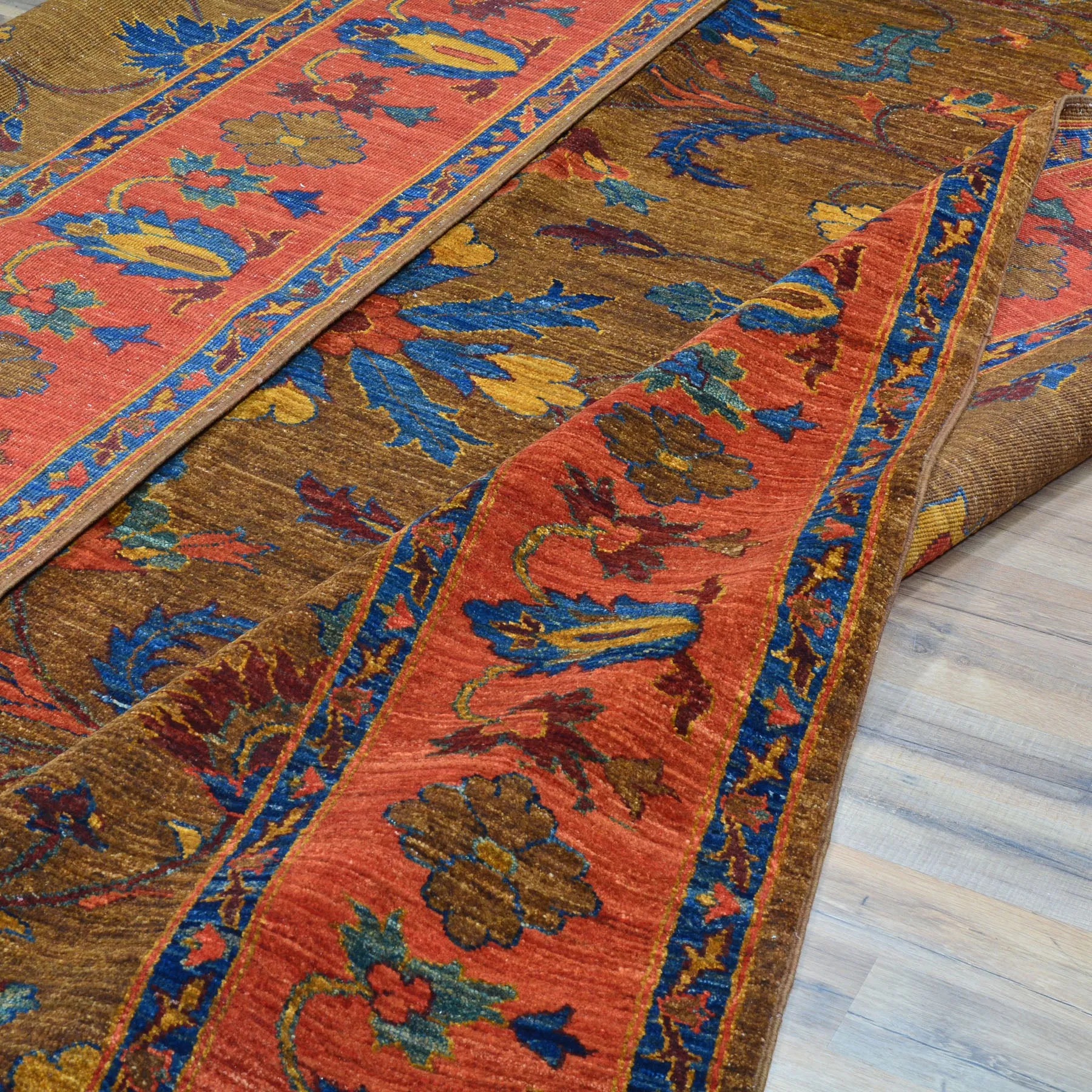 Hand-Knotted Afghan Tribal Chobi Traditional Design Wool Rug (Size 8.0 X 10.3) Cwral-9603
