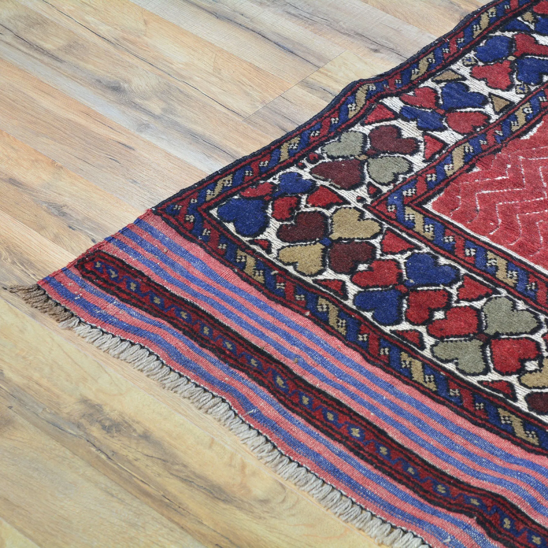 Hand-Knotted And Soumak Tribal Handmade Wool Rug (Size 3.10 X 5.11) Brral-5148