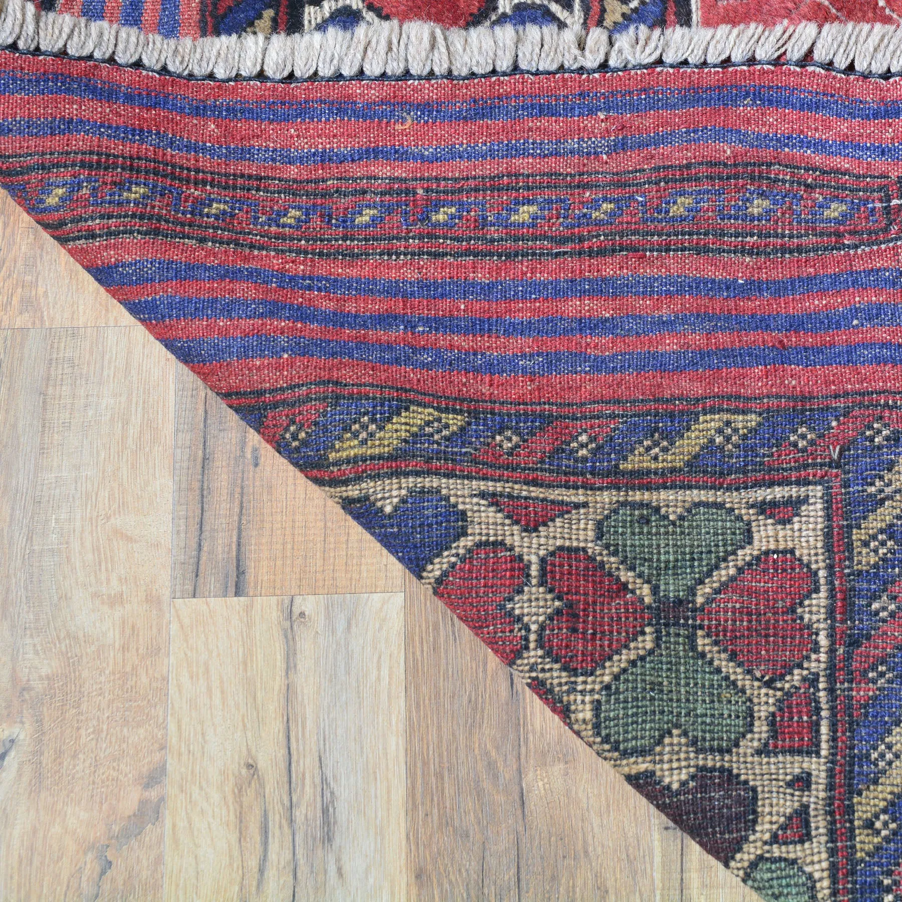 Hand-Knotted And Soumak Tribal Handmade Wool Rug (Size 3.10 X 5.11) Brral-5148
