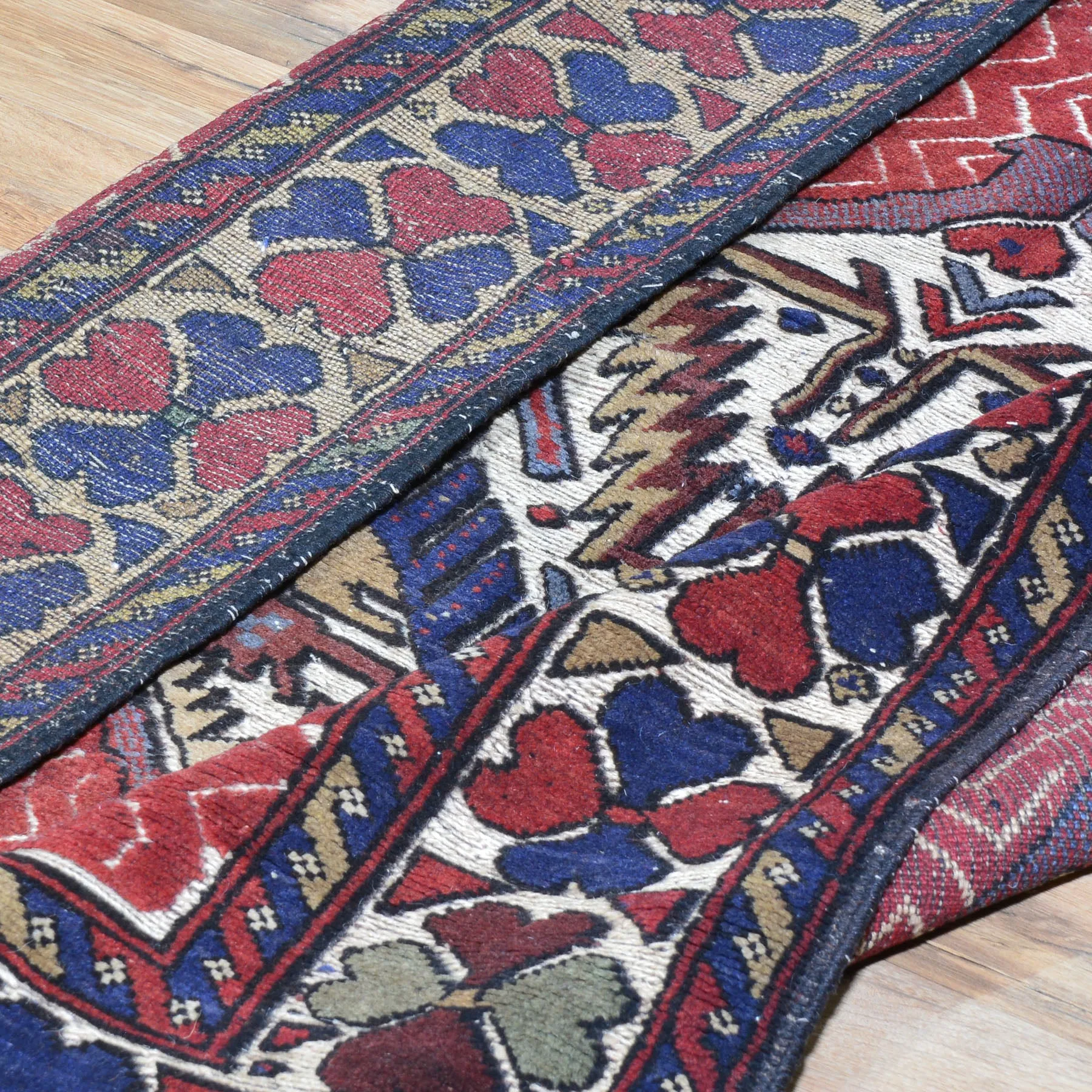 Hand-Knotted And Soumak Tribal Handmade Wool Rug (Size 3.10 X 5.11) Brral-5148