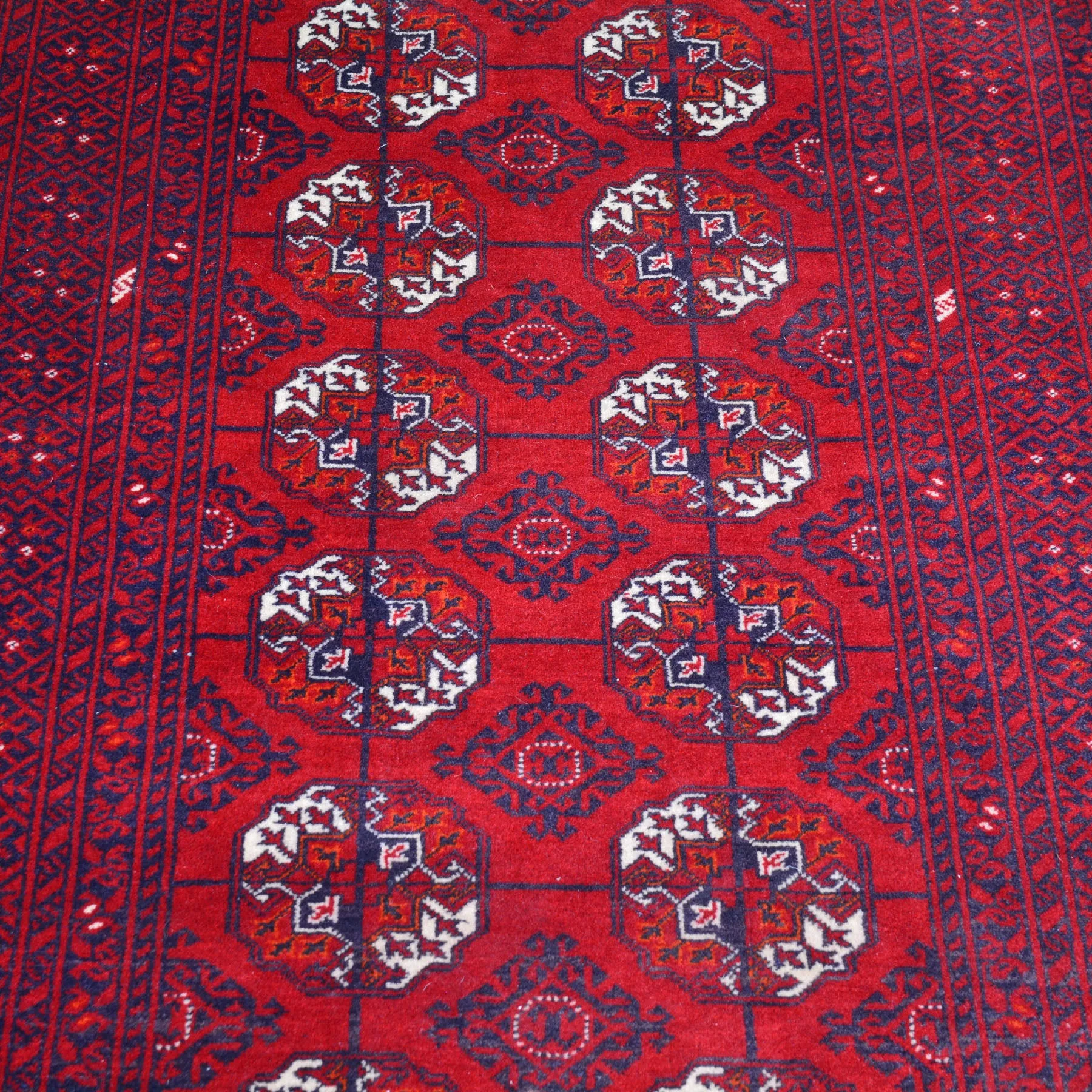 Hand-Knotted Baluchi Turkoman Handmade 100% Wool Rug (Size 2.9 X 9.10) Cwral-6792