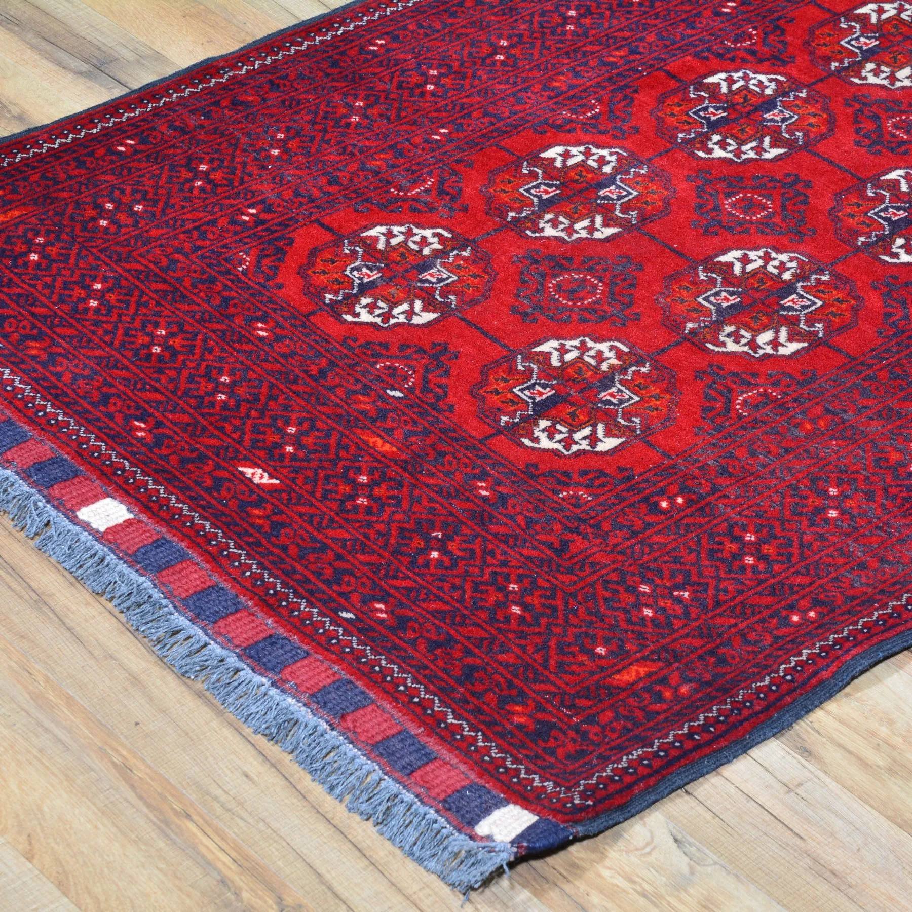 Hand-Knotted Baluchi Turkoman Handmade 100% Wool Rug (Size 2.9 X 9.10) Cwral-6792