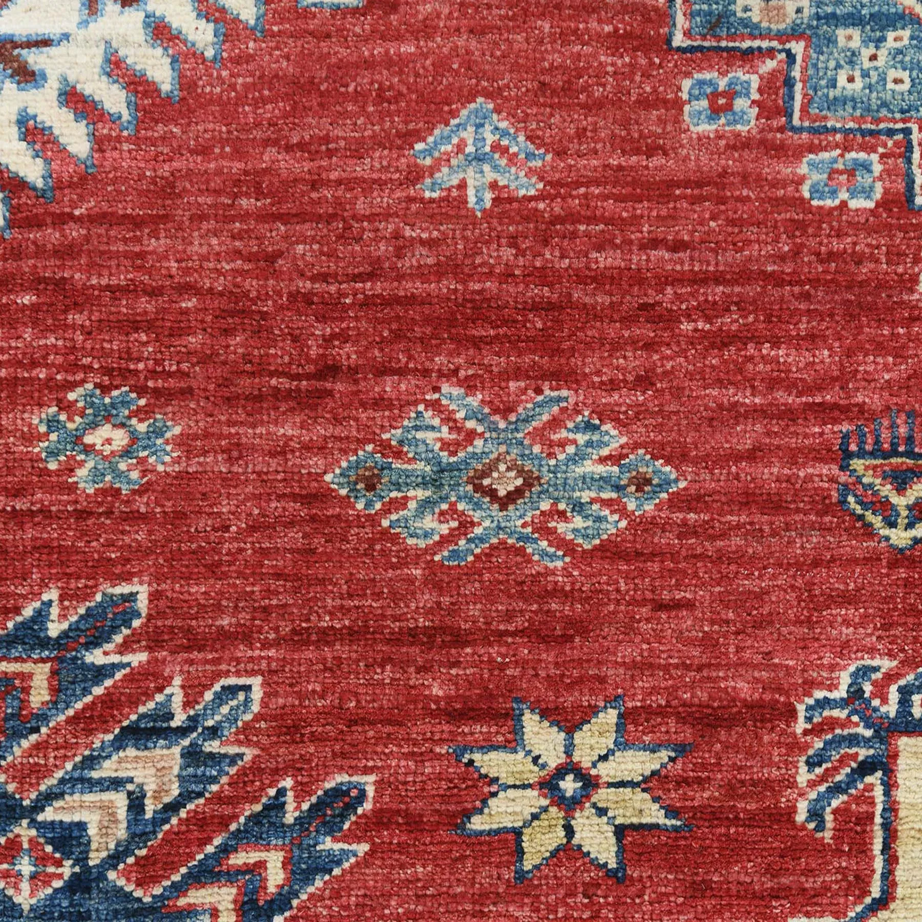 Hand-Knotted Caucasian Kazak Design Wool Oriental Handmade Rug (Size 12.1 X 16.0) Cwral-10398
