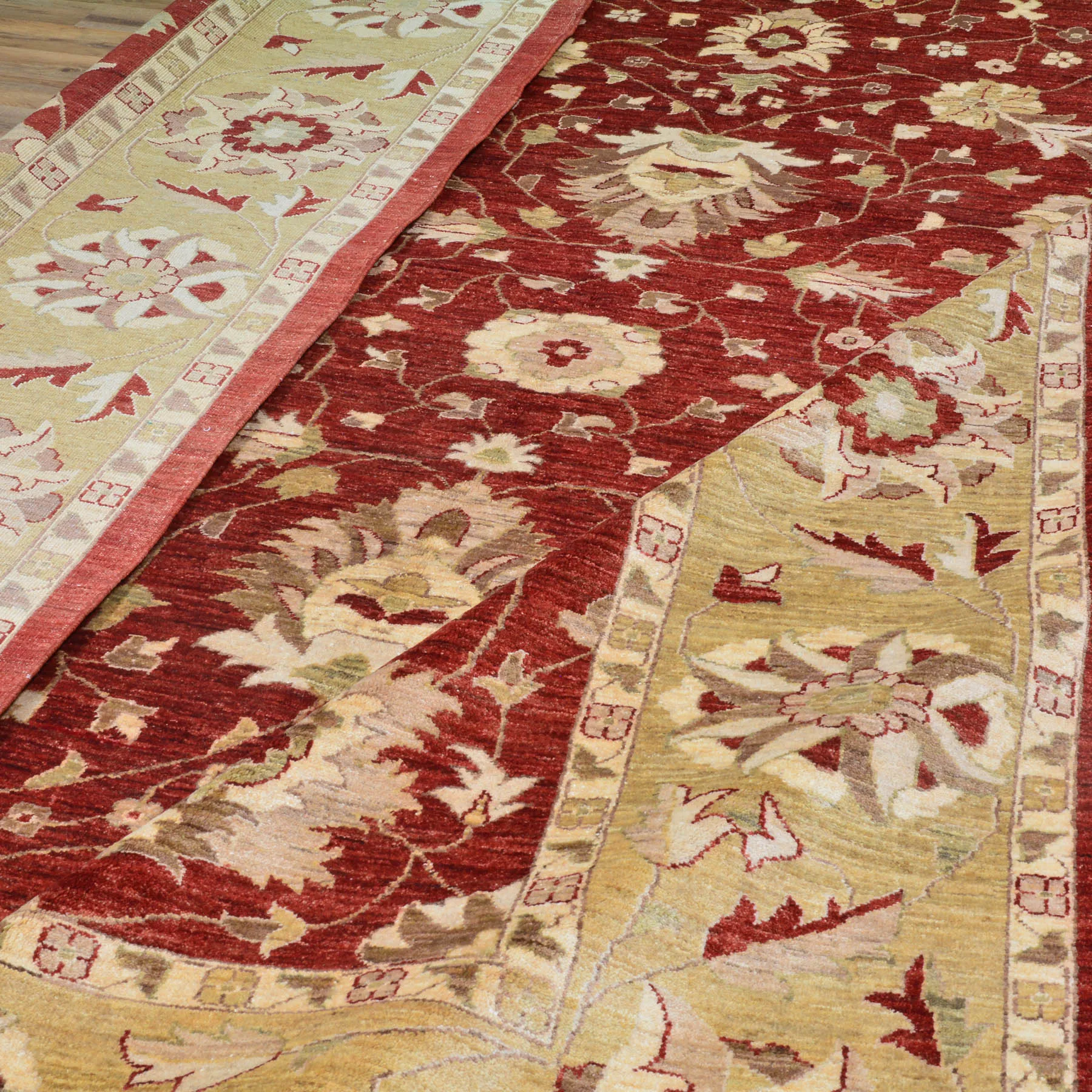 Hand-Knotted Chobi Traditional Design Wool Rug (Size 9.1 X 11.10) Brral-1287