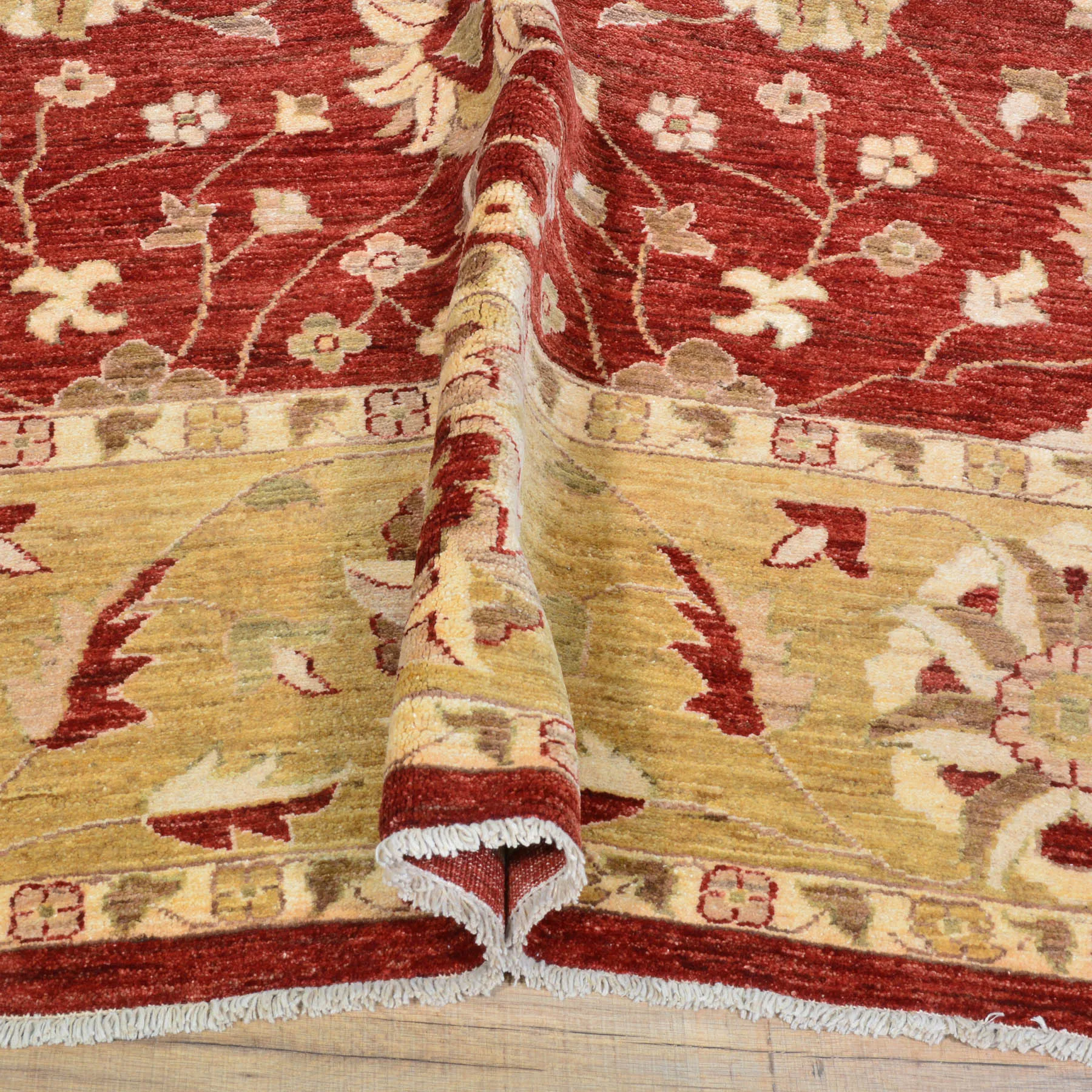 Hand-Knotted Chobi Traditional Design Wool Rug (Size 9.1 X 11.10) Brral-1287
