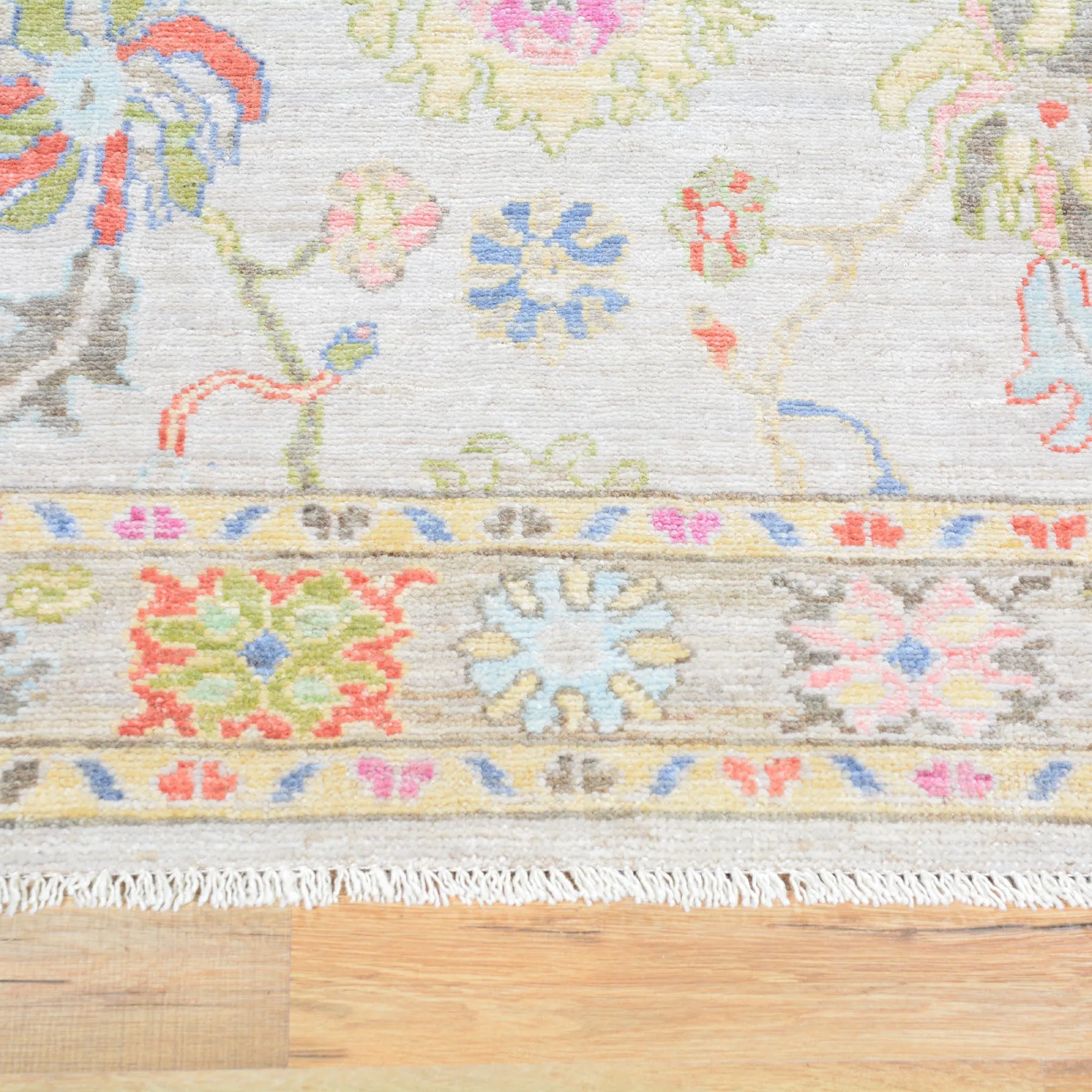 Hand-Knotted Chobi Tribal Oushak Design Wool Rug (Size 4.0 X 6.1) Brral-6639