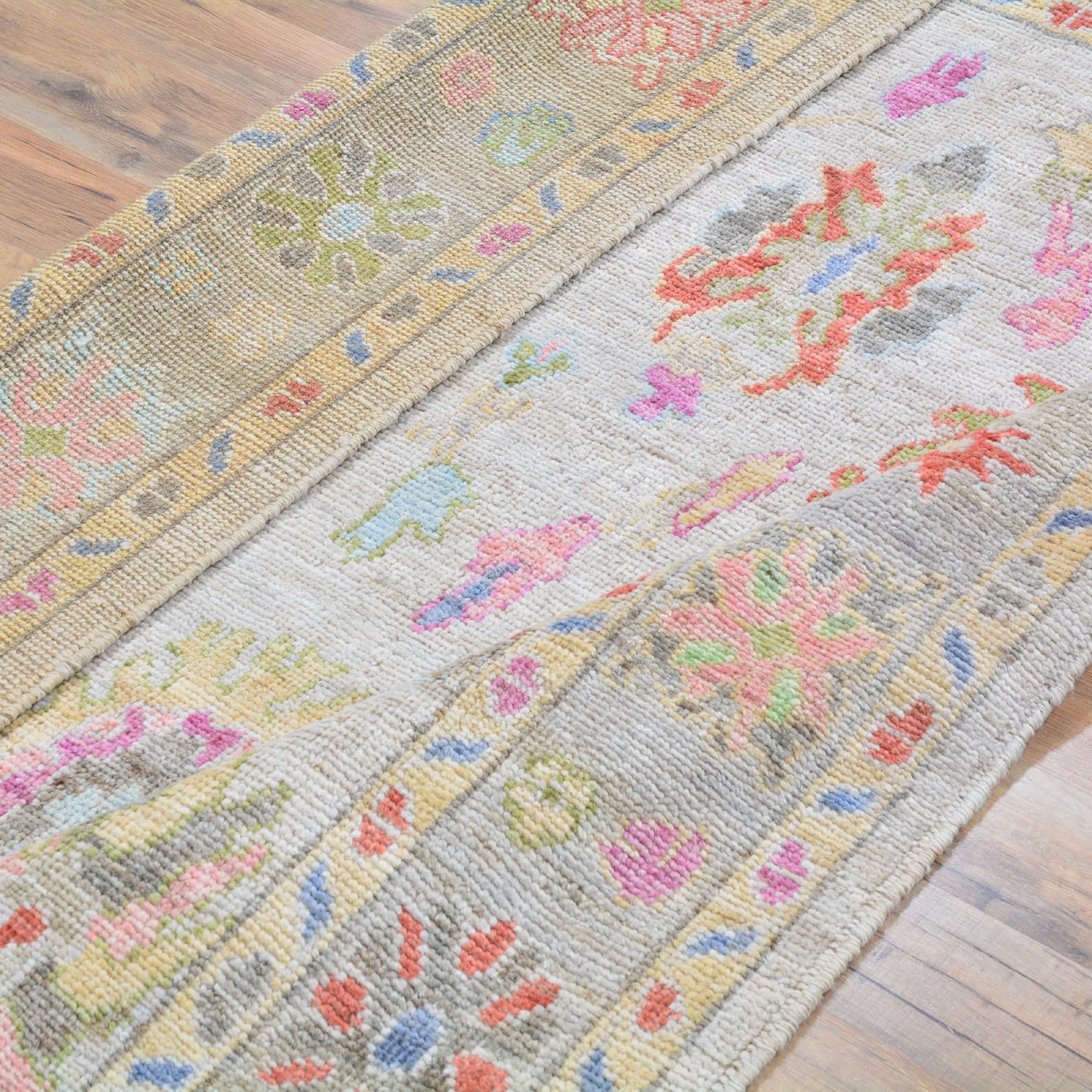 Hand-Knotted Chobi Tribal Oushak Design Wool Rug (Size 4.0 X 6.1) Brral-6639
