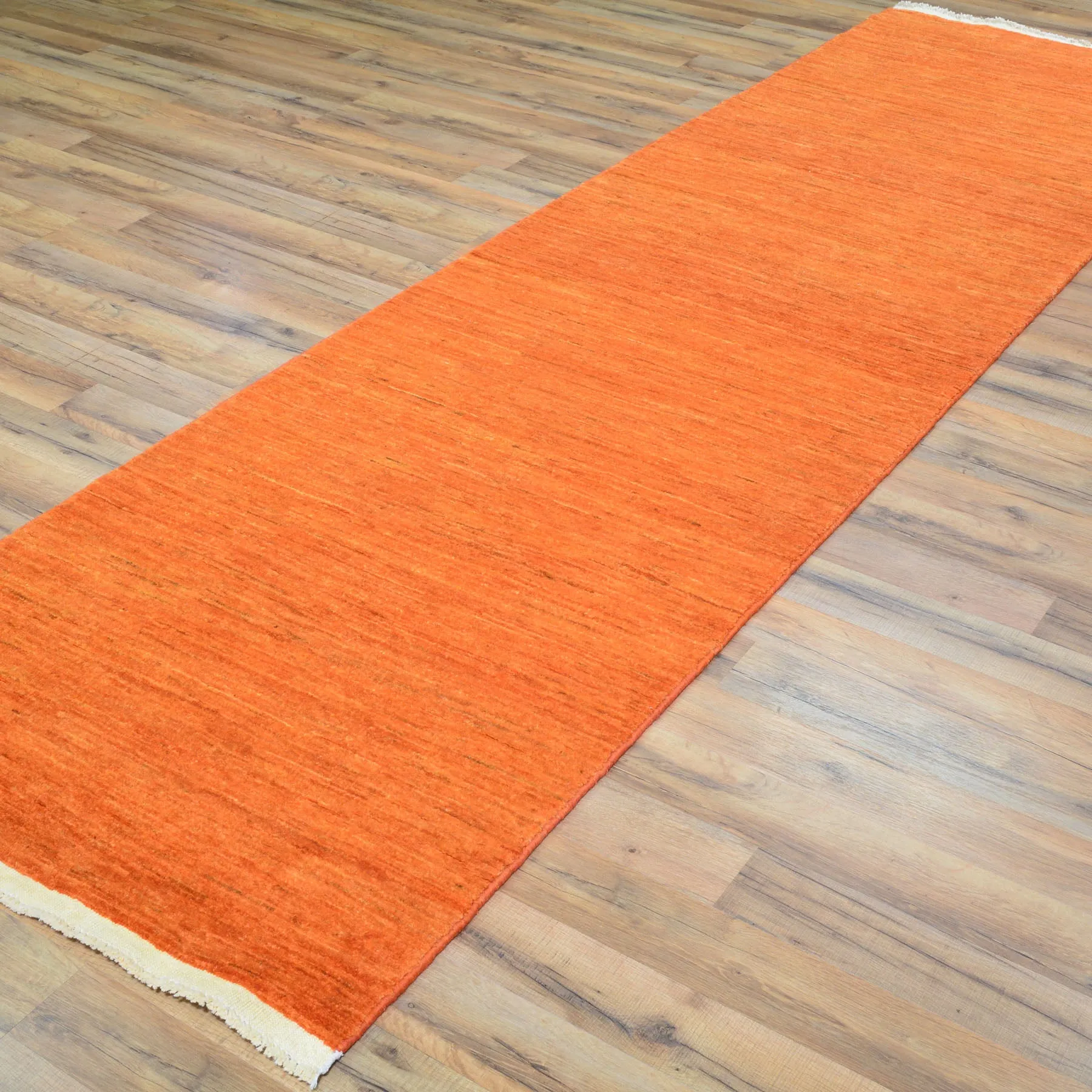 Hand-Knotted Contemporary Modern 100% Wool Handmade Rug (Size 2.8 X 10.1) Cwral-9705