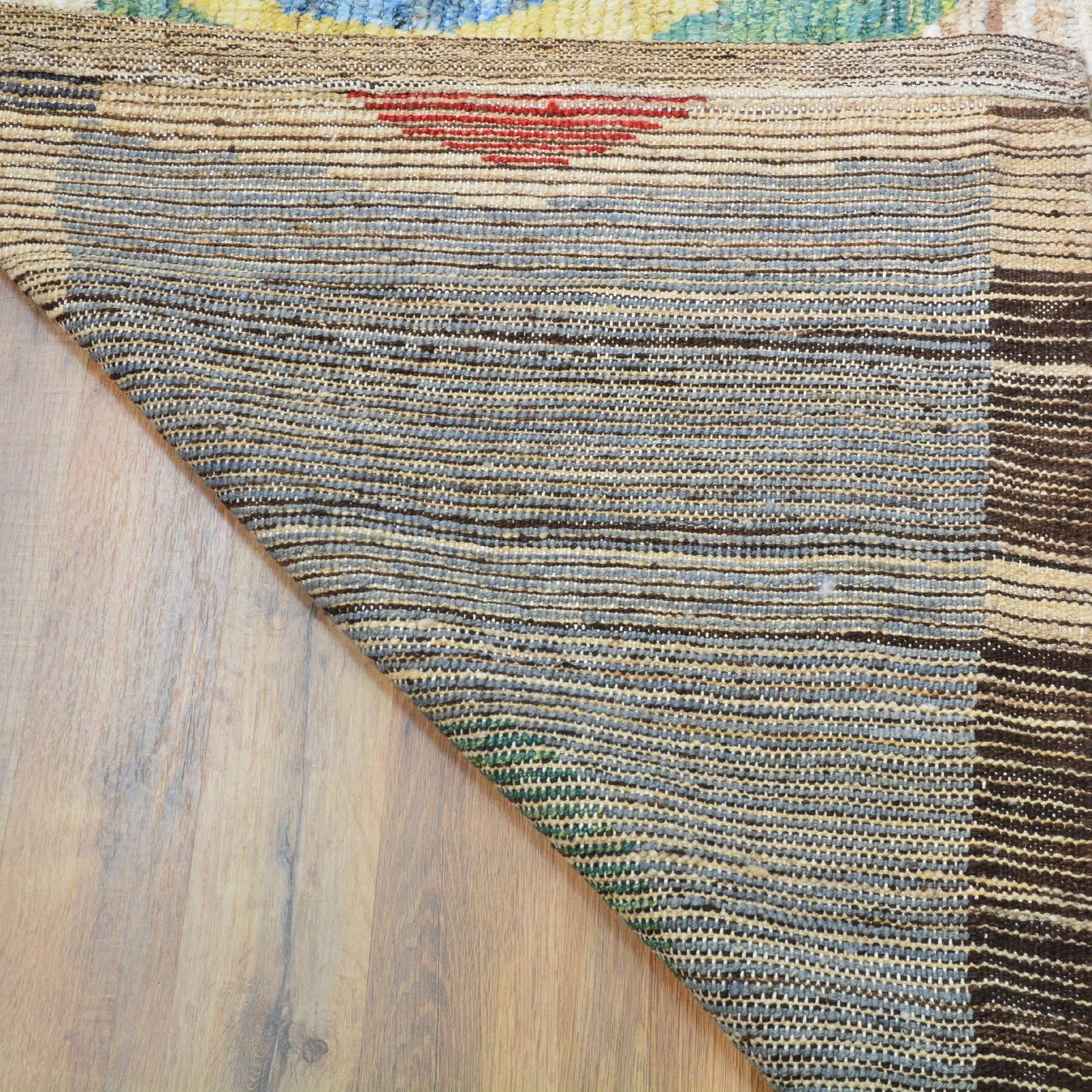 Hand-Knotted Contemporary Modern Abstract Wool Handmade Rug (Size 12.6 X 14.10) Cwral-8451