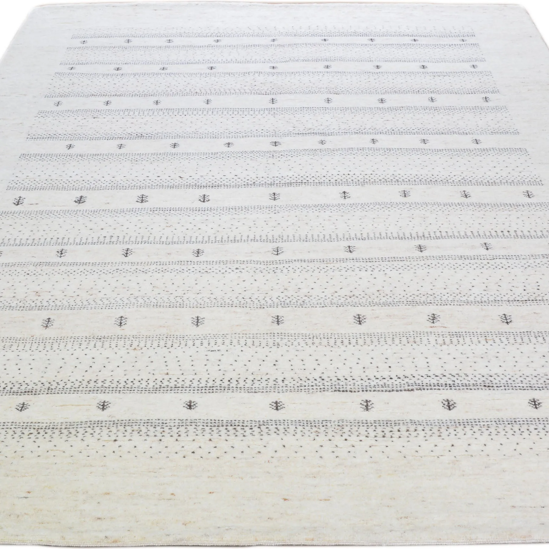 Hand-Knotted Contemporary Modern Lori Gabbeh Wool Handmade Rug (Size 8.4 X 9.11) Cwral-9540