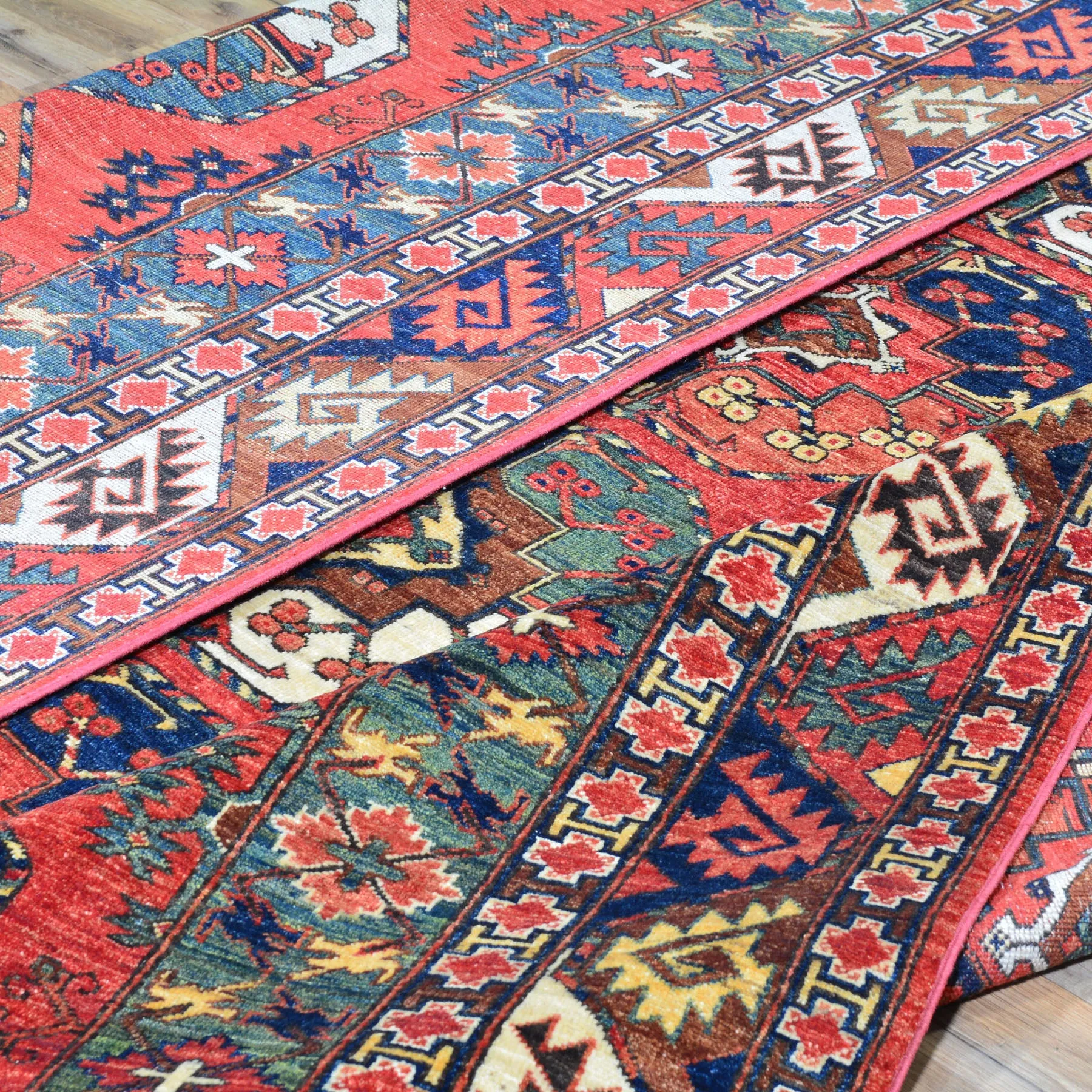 Hand-Knotted Ersari Tribal Handmade Pure Wool Rug (Size 8.8 X 11.5) Cwral-8157