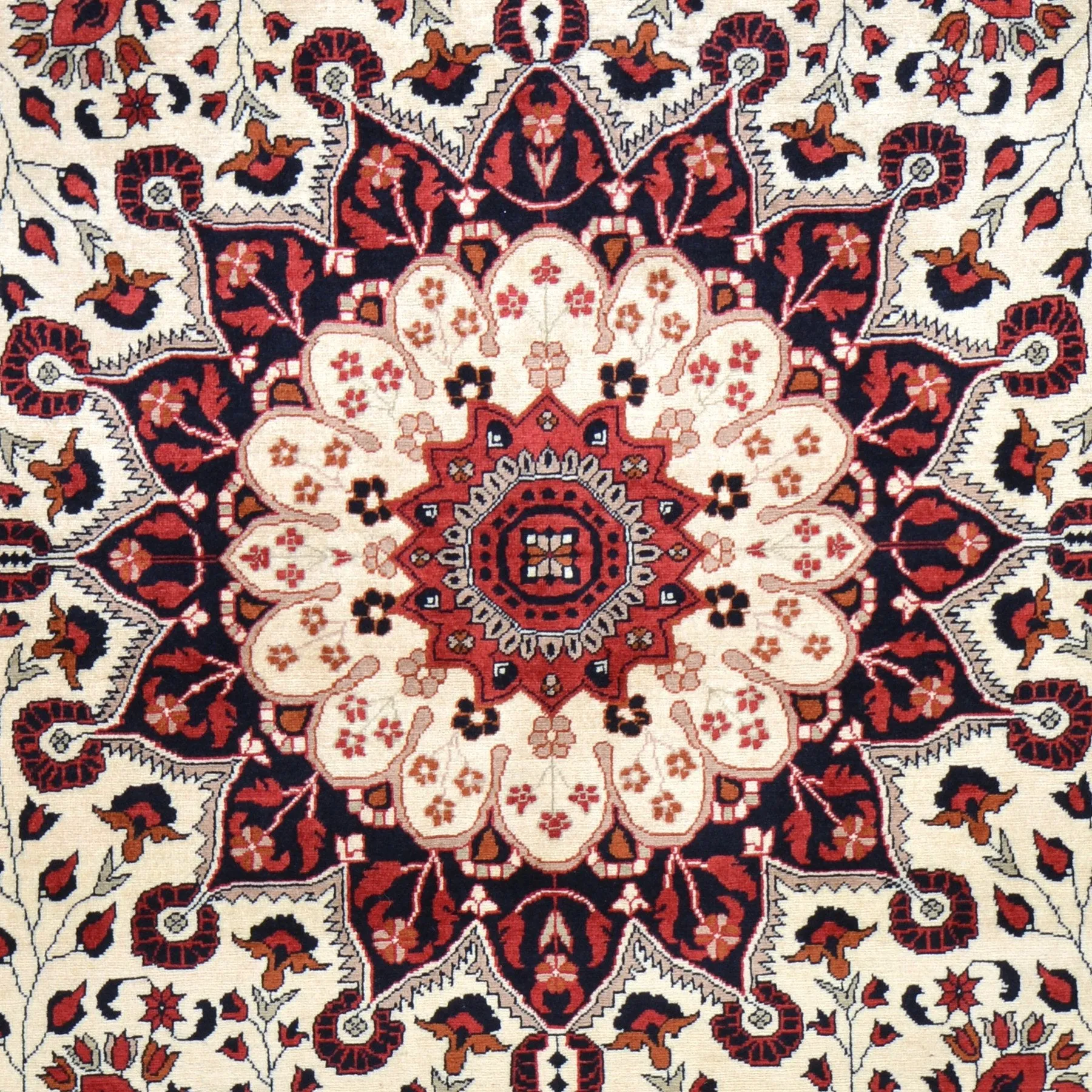 Hand-Knotted Fine Afghan Tribal Turkoman Wool Rug (Size 5.1 X 6.8) Brral-3195
