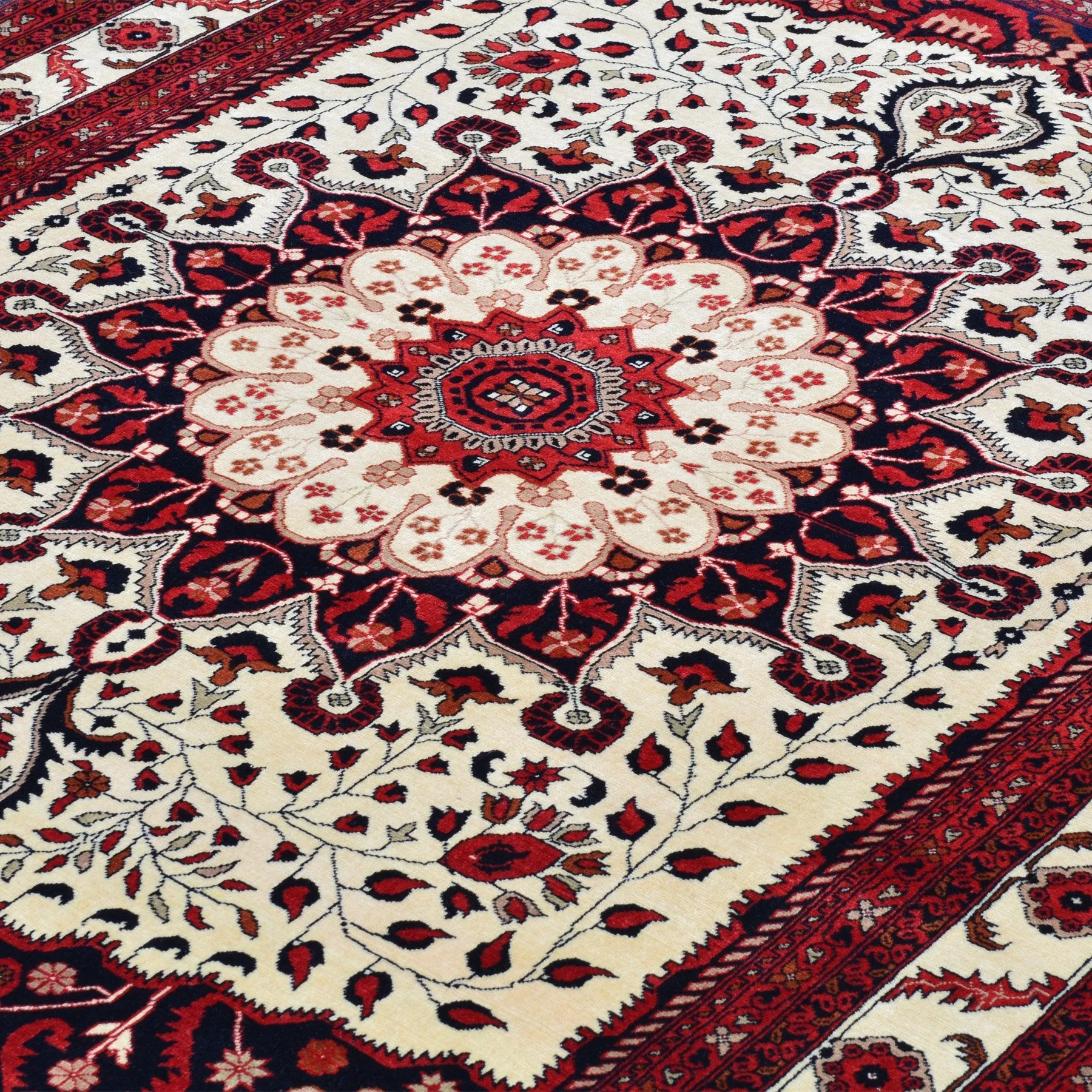 Hand-Knotted Fine Afghan Tribal Turkoman Wool Rug (Size 5.1 X 6.8) Brral-3195