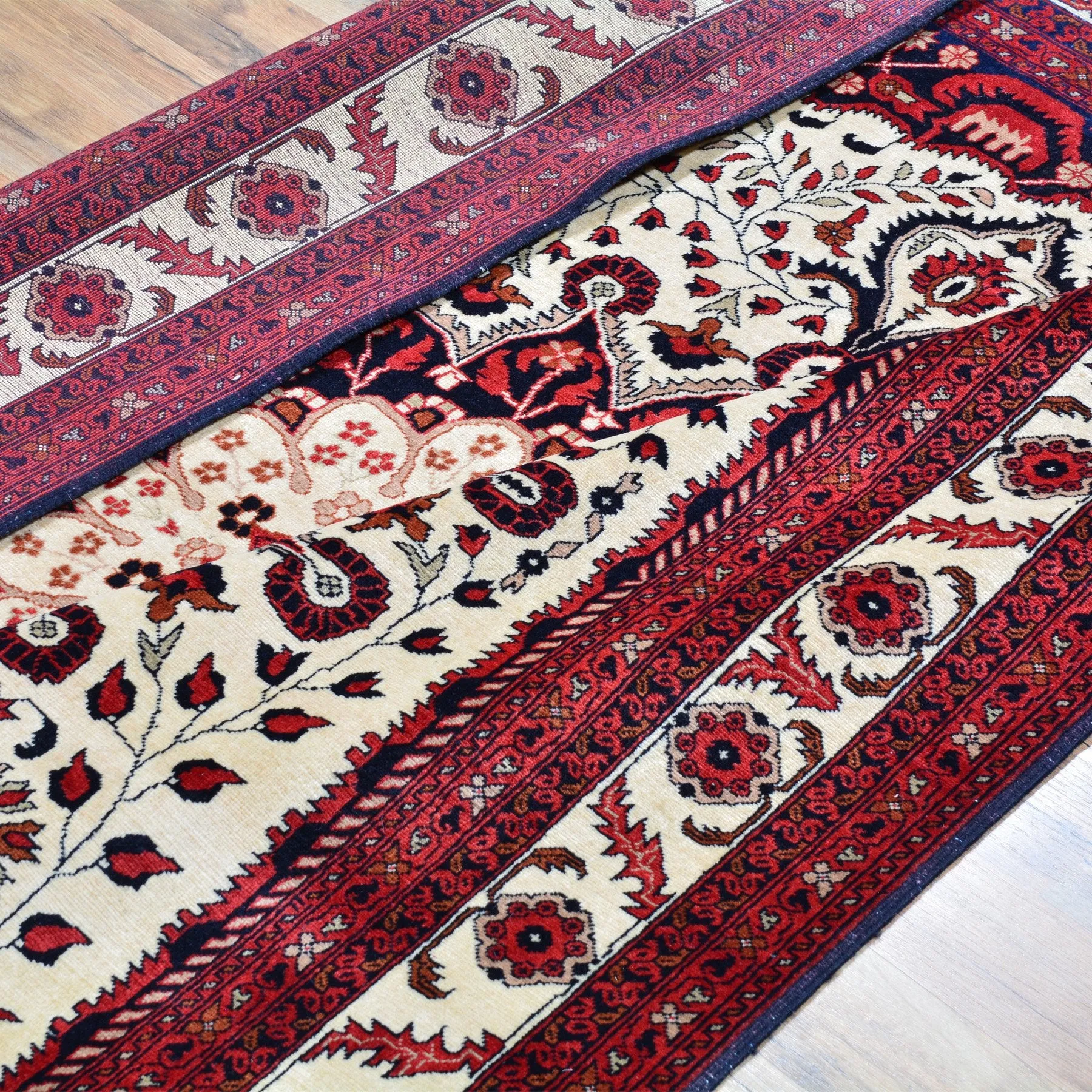 Hand-Knotted Fine Afghan Tribal Turkoman Wool Rug (Size 5.1 X 6.8) Brral-3195