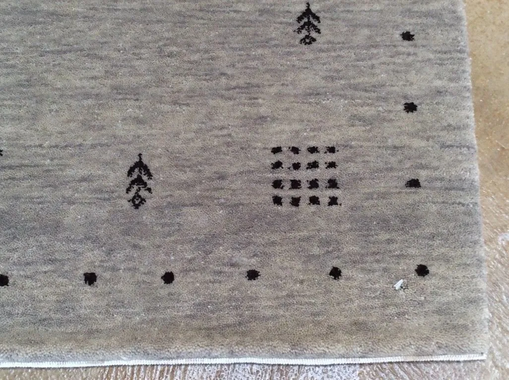 Hand-Knotted Fine Gabbeh Modern Design Handmade Wool Rug (Size 2.0 X 3.0) Brrsf-1689