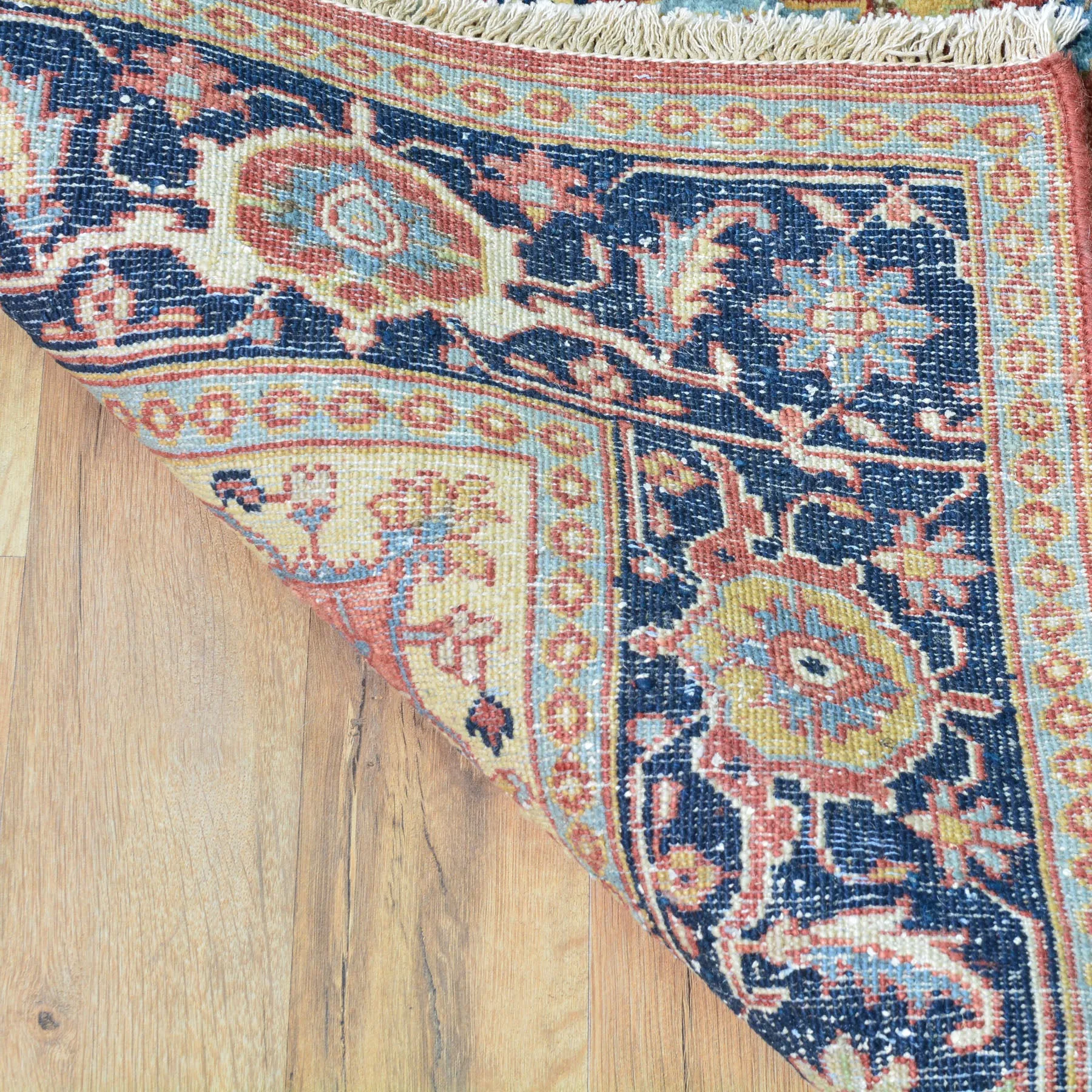 Hand-Knotted Fine Oriental Heriz Design Wool Handmade Rug (Size 4.1 X 6.2) Cwral-9093