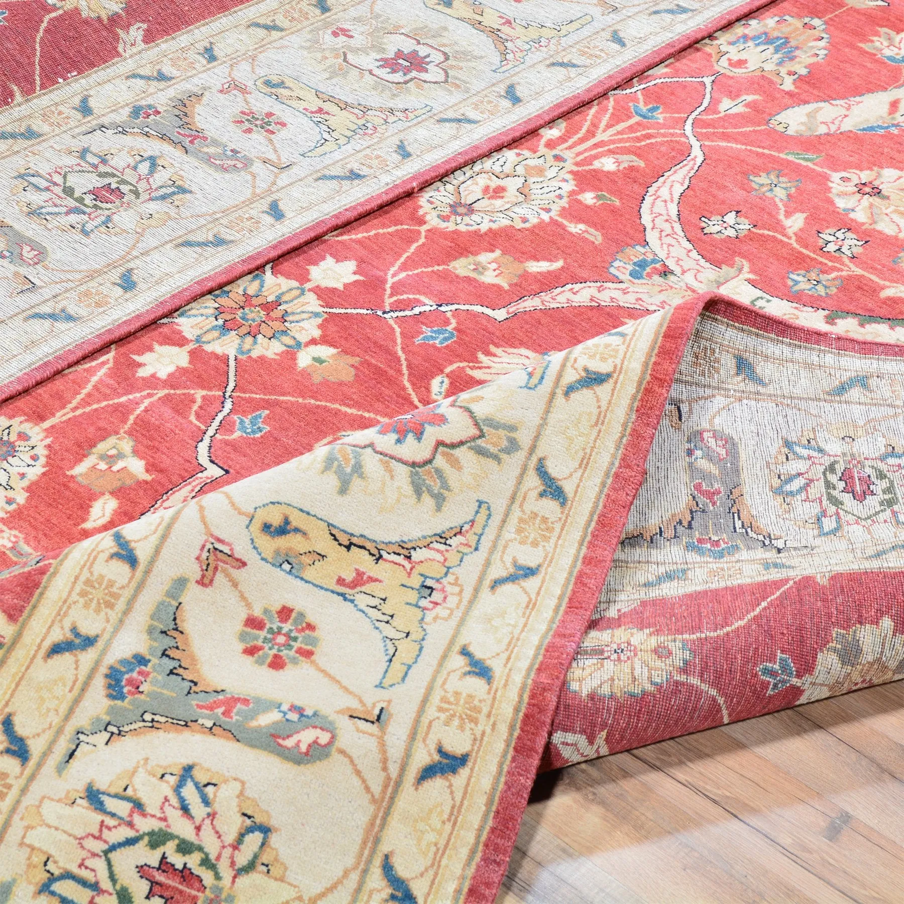 Hand-Knotted Fine Oriental Oushak Design Wool Handmade Rug (Size 9.0 X 12.4) Brral-1293