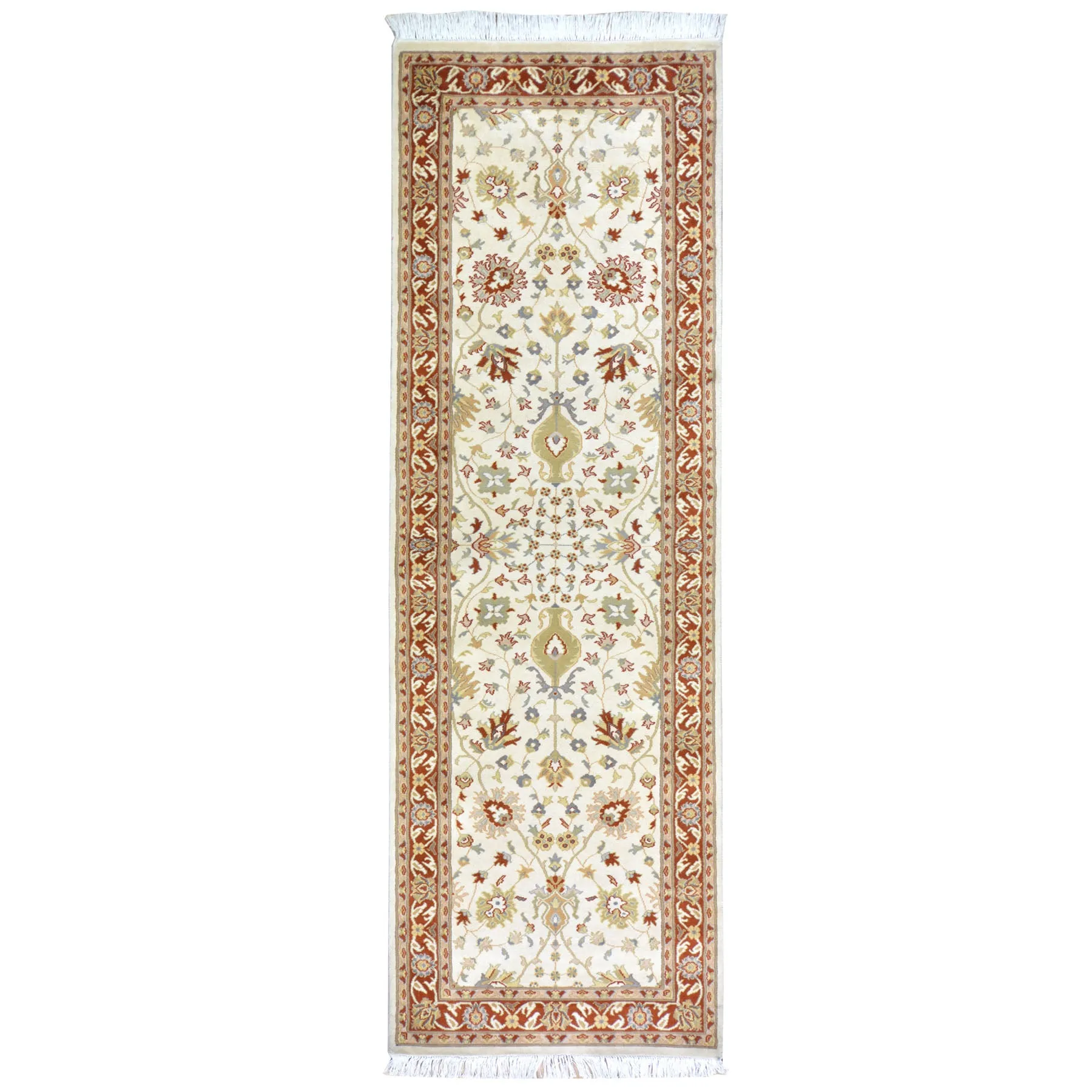 Hand-Knotted Fine Pak Traditional Handmade 100% Wool Rug (Size 2.8 X 8.5) Brral-1761