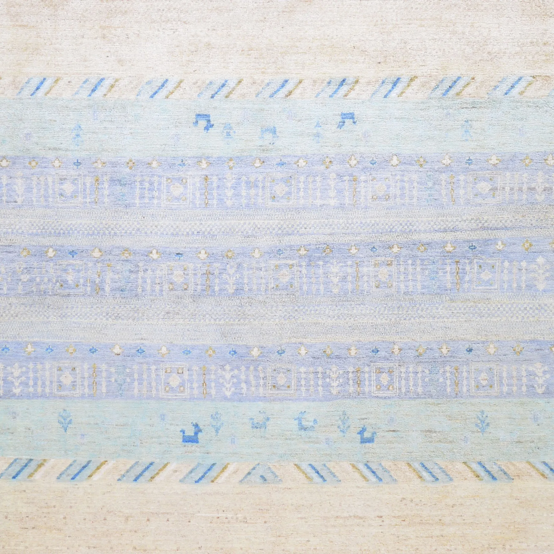 Hand-Knotted Gabbeh Kashkuli Design Handmade Wool Rug (Size 8.7 X 11.8) Cwral-8175