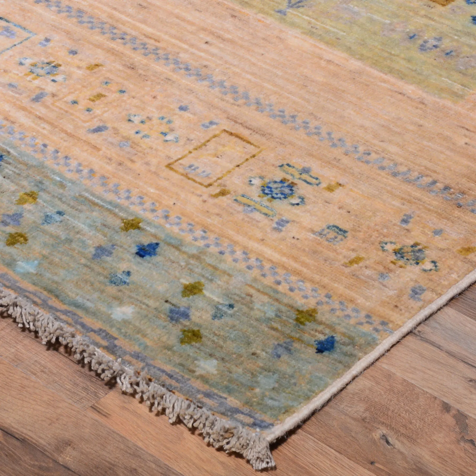 Hand-Knotted Gabbeh Kashkuli Design Handmade Wool Rug (Size 8.7 X 11.8) Cwral-8175