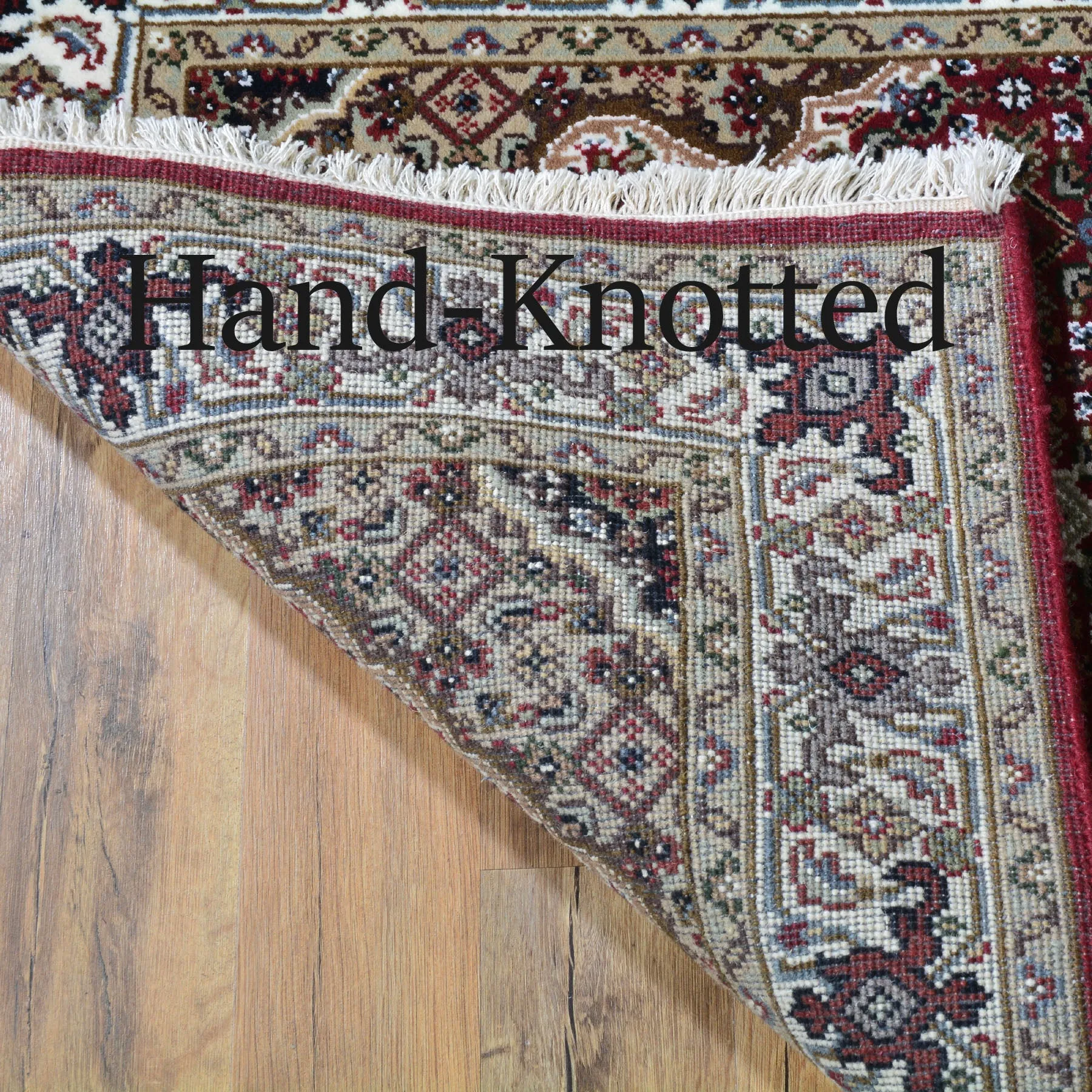 Hand-Knotted Indo Tabriz Design Handmade Wool Rug (Size 2.7 X 10.0) Brral-3864