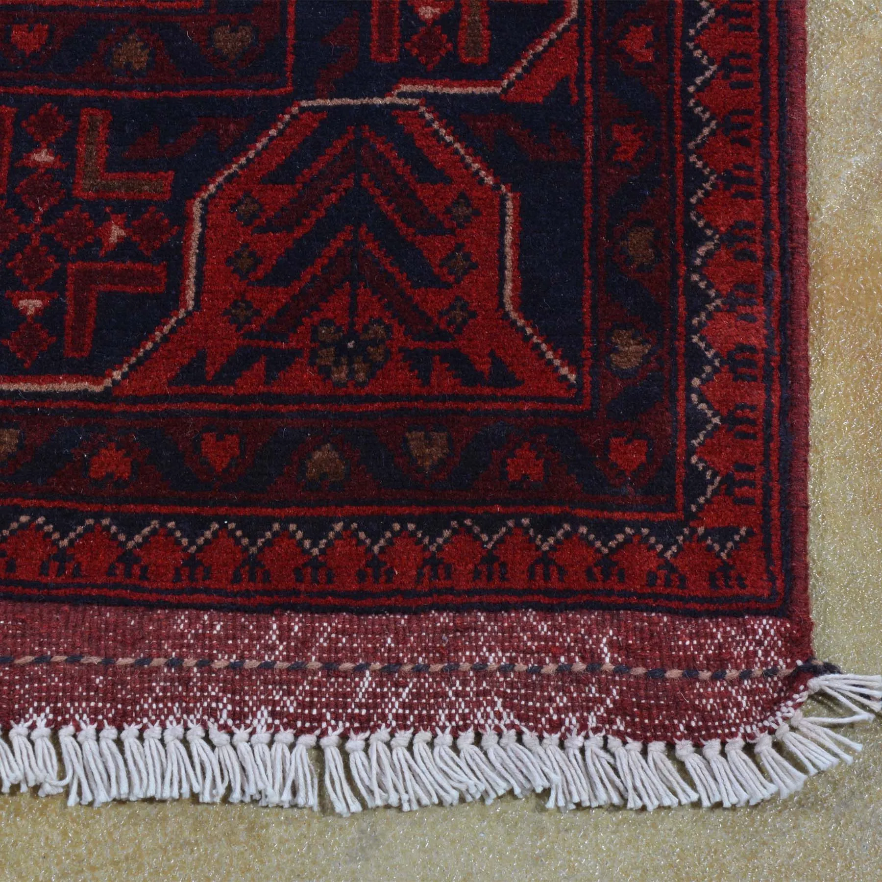 Hand-Knotted Khal Mohammadi Turkoman Wool Rug (Size 6.9 X 10.4) Brrsf-6108