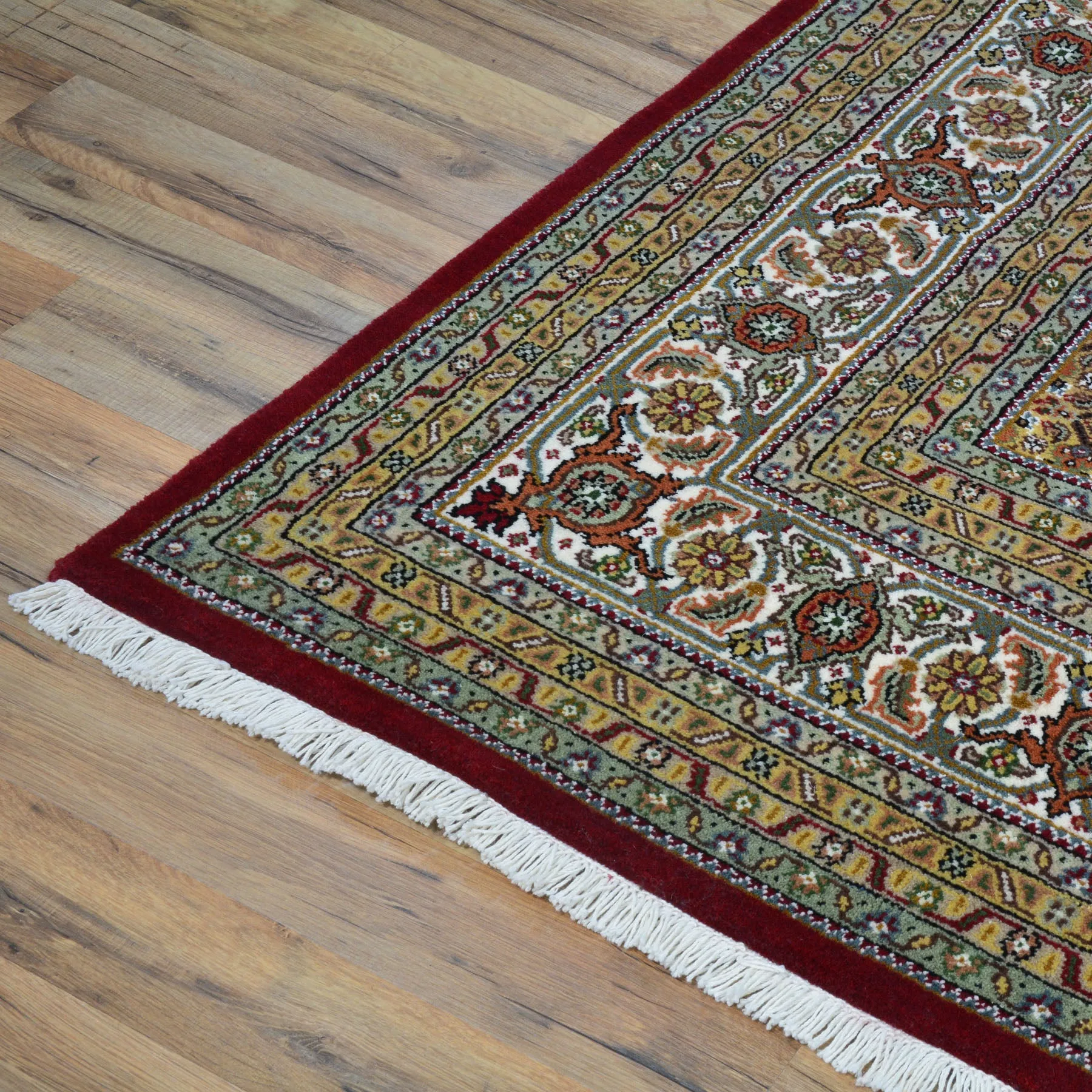 Hand-Knotted Mahi Tabriz Design Handmade Wool & Silk Rug (Size 8.0 X 10.3) Cwral-9237