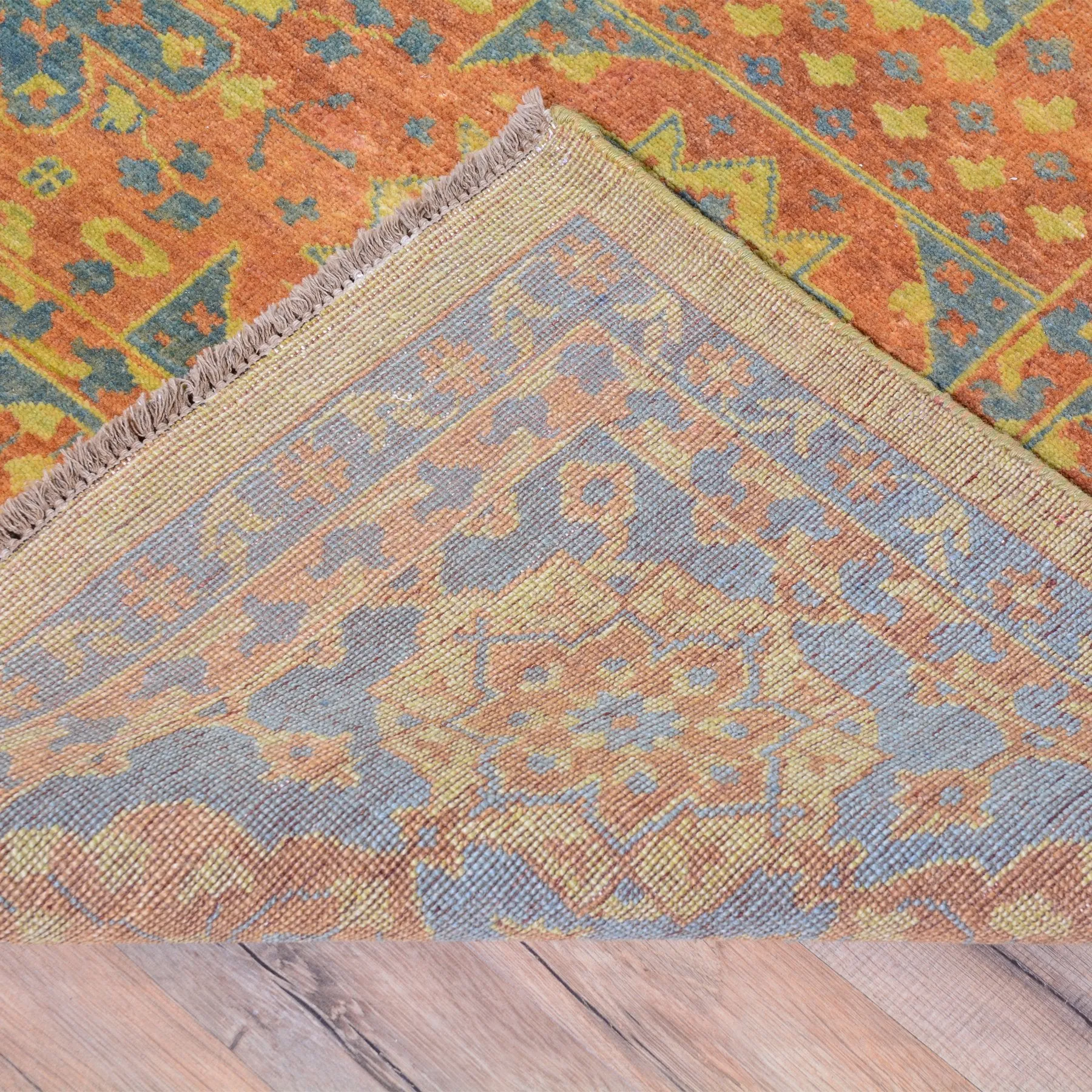 Hand-Knotted Mamluk Egyptian Design Wool Rug (Size 8.0 X 9.10) Brral-1095