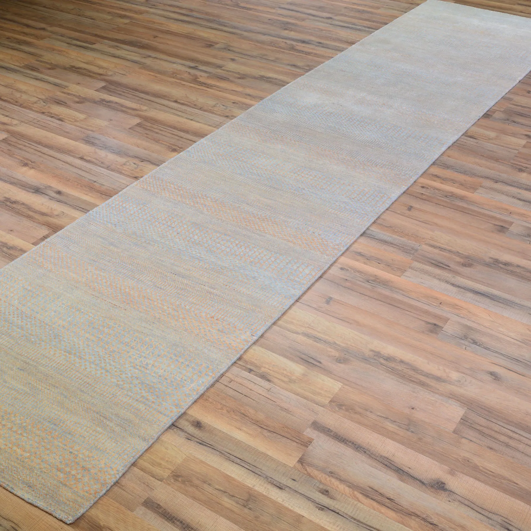 Hand-Knotted Modern Contemporary Gabbeh Design 100% Wool Rug (Size 2.5 X 11.9) Cwral-7206