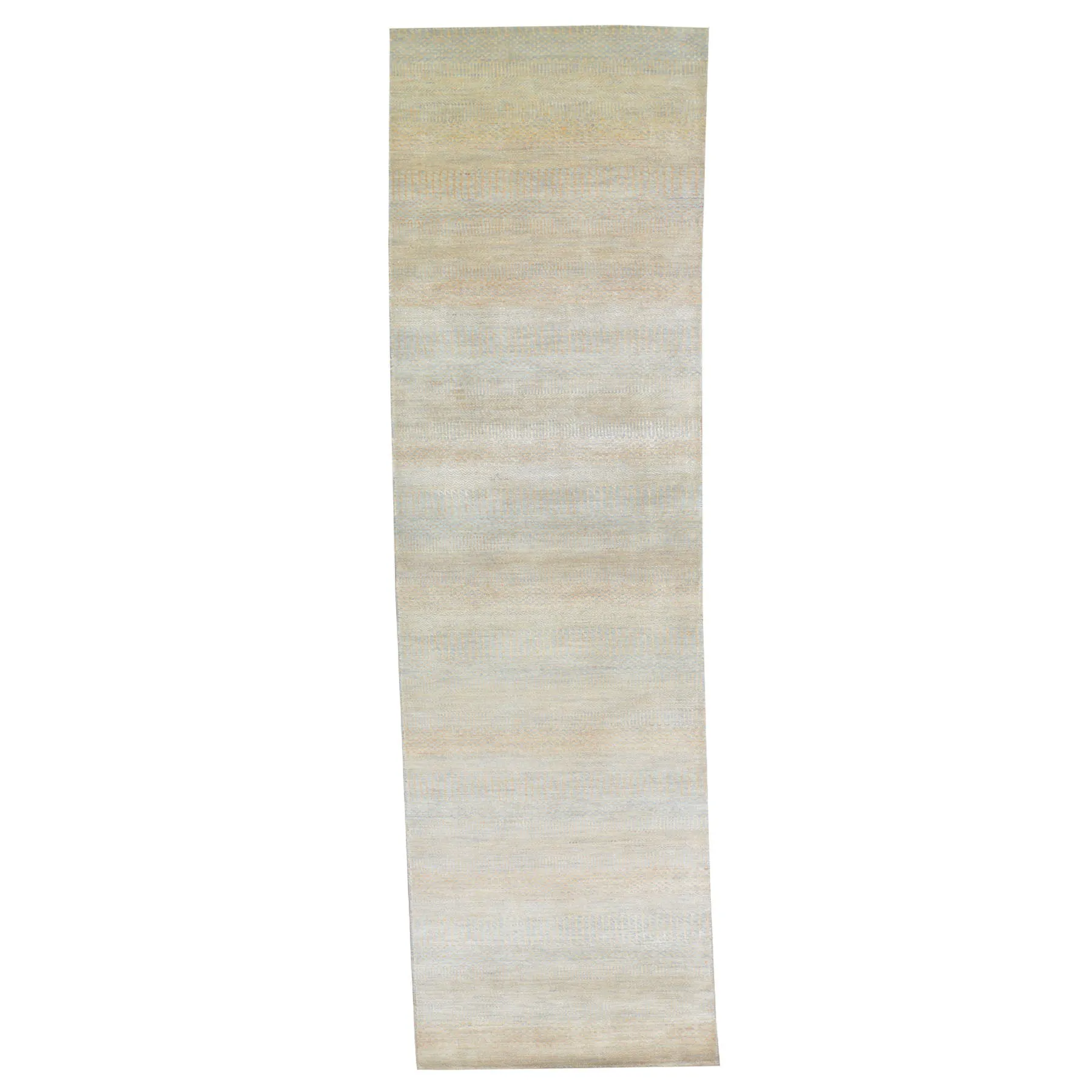 Hand-Knotted Modern Contemporary Gabbeh Design 100% Wool Rug (Size 2.5 X 11.9) Cwral-7206