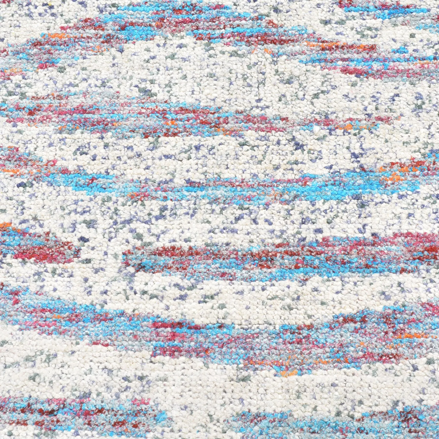 Hand-Knotted Modern Sari Silk Handmade Rug (Size 8.0 X 10.0) Brrsf-6117
