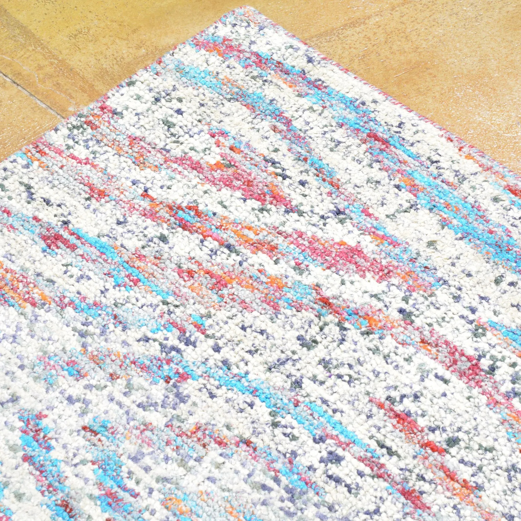Hand-Knotted Modern Sari Silk Handmade Rug (Size 8.0 X 10.0) Brrsf-6117