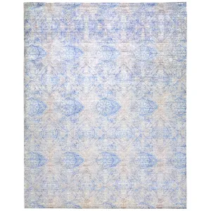 Hand-Knotted Modern Style Handmade Wool/Silk Rug (Size 8.0 X 10.0) Cwral-7479