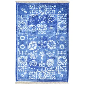 Hand-Knotted Oriental Design Handmade Wool Rug (Size 2.0 X 3.1) Cwral-8004