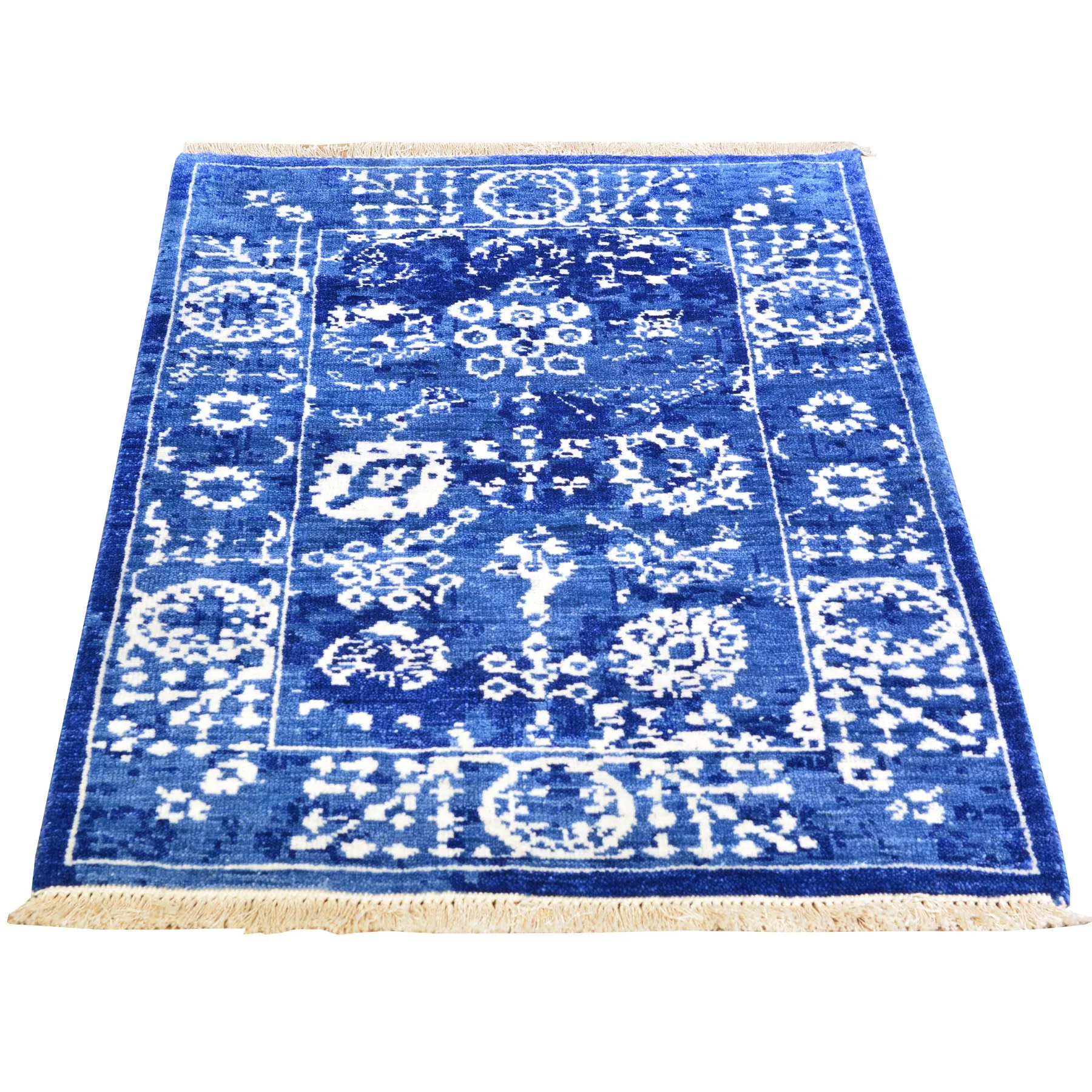 Hand-Knotted Oriental Design Handmade Wool Rug (Size 2.0 X 3.1) Cwral-8004