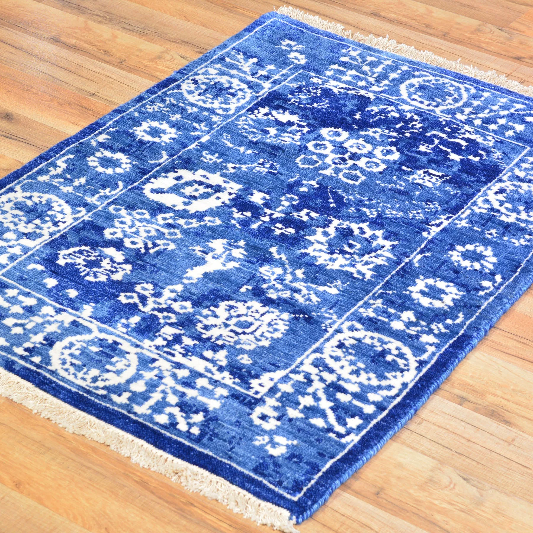 Hand-Knotted Oriental Design Handmade Wool Rug (Size 2.0 X 3.1) Cwral-8004