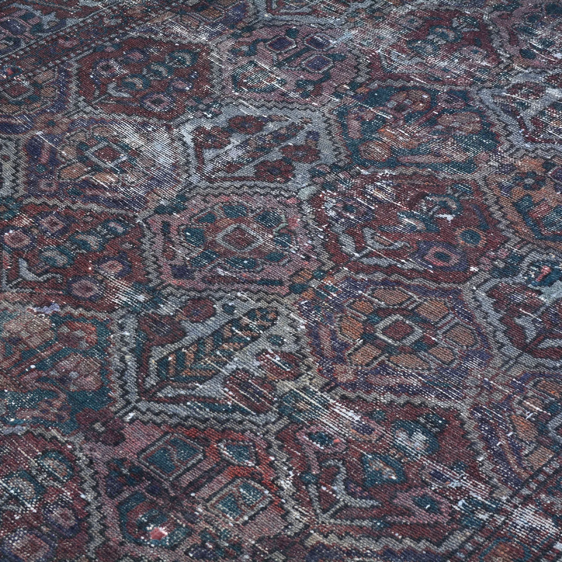 Hand-Knotted Oriental Overdyed Handmade Wool Rug (Size 5.0 X 6.0) Cwral-9102