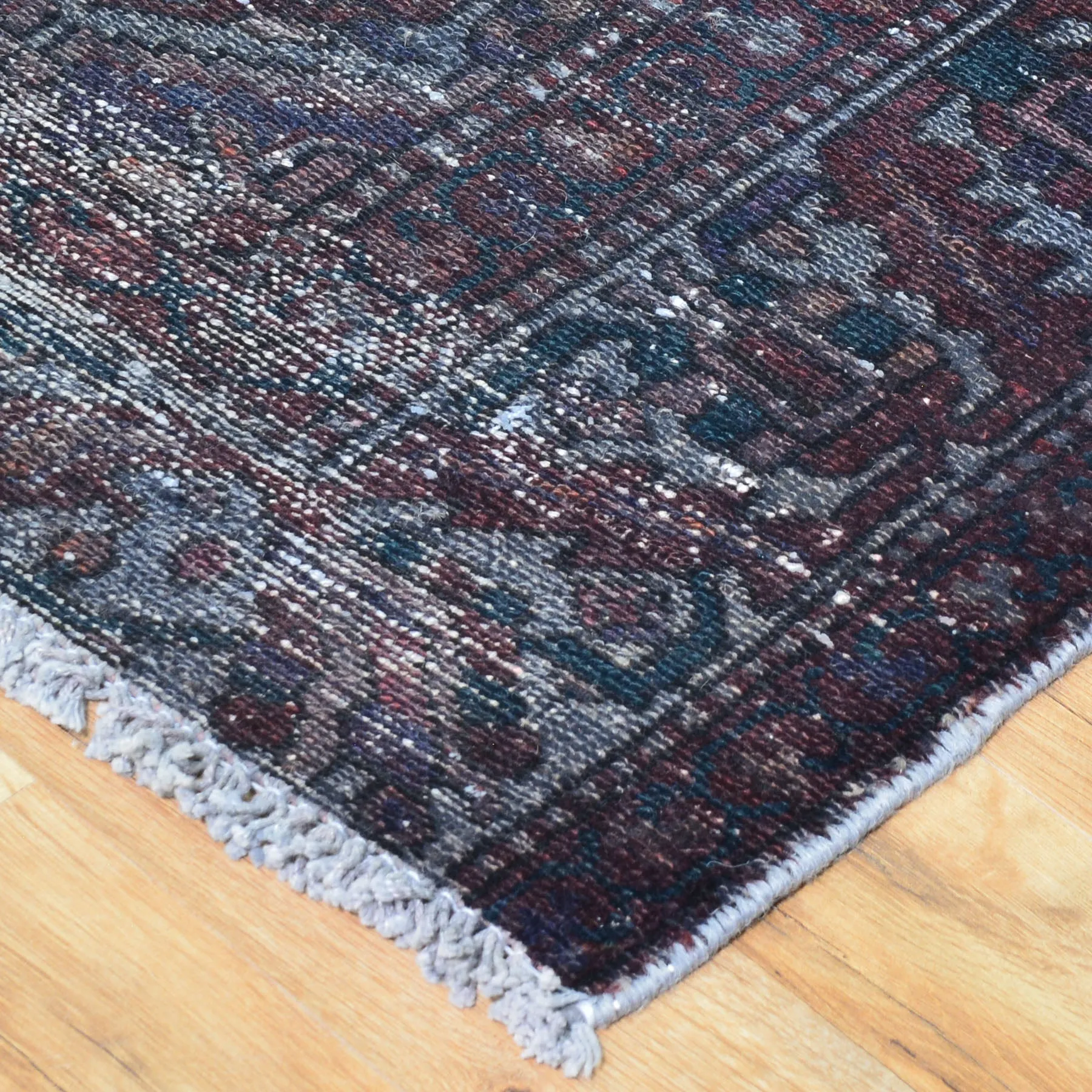 Hand-Knotted Oriental Overdyed Handmade Wool Rug (Size 5.0 X 6.0) Cwral-9102