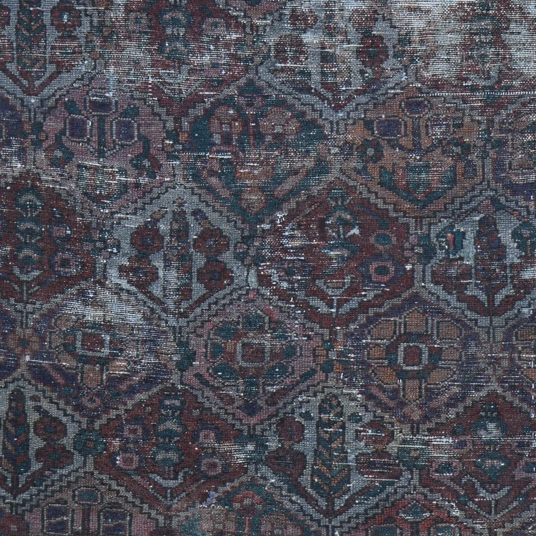 Hand-Knotted Oriental Overdyed Handmade Wool Rug (Size 5.0 X 6.0) Cwral-9102