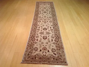 Hand-Knotted Oriental Peshawar Chobi Floral Design 100% Wool Rug (Size 2.8 X 10.2) Brral-1524