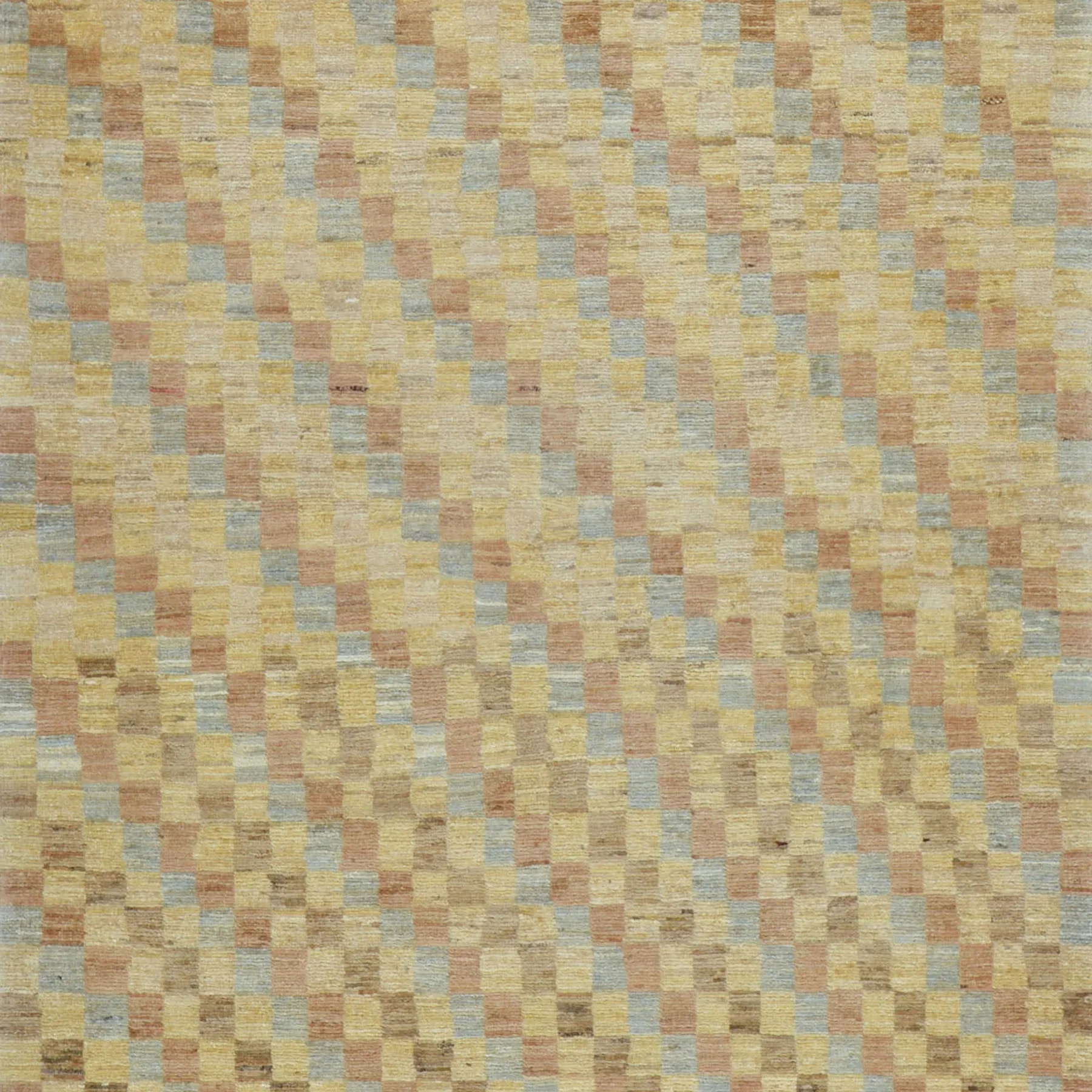 Hand-Knotted Oriental Peshawar Striped Design Gabbeh Wool Rug (Size 3.6 X 4.8) Brral-435