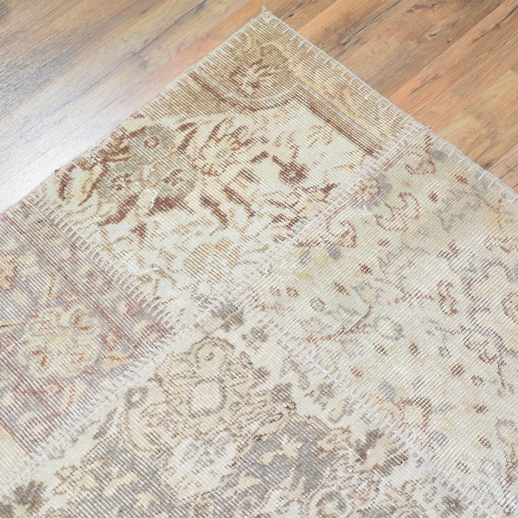 Hand-Knotted Over-dyed Patch Work 100% Wool Rug (Size 8.0 X 10.1) Brral-6165