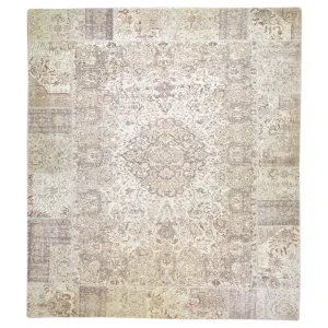 Hand-Knotted Over-dyed Patch Work 100% Wool Rug (Size 8.0 X 10.1) Brral-6165