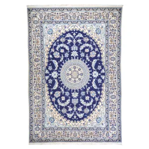 Hand-Knotted Persian Handmade Tribal Nain Design Rug (Size 6.0 X 9.0) Cwral-315