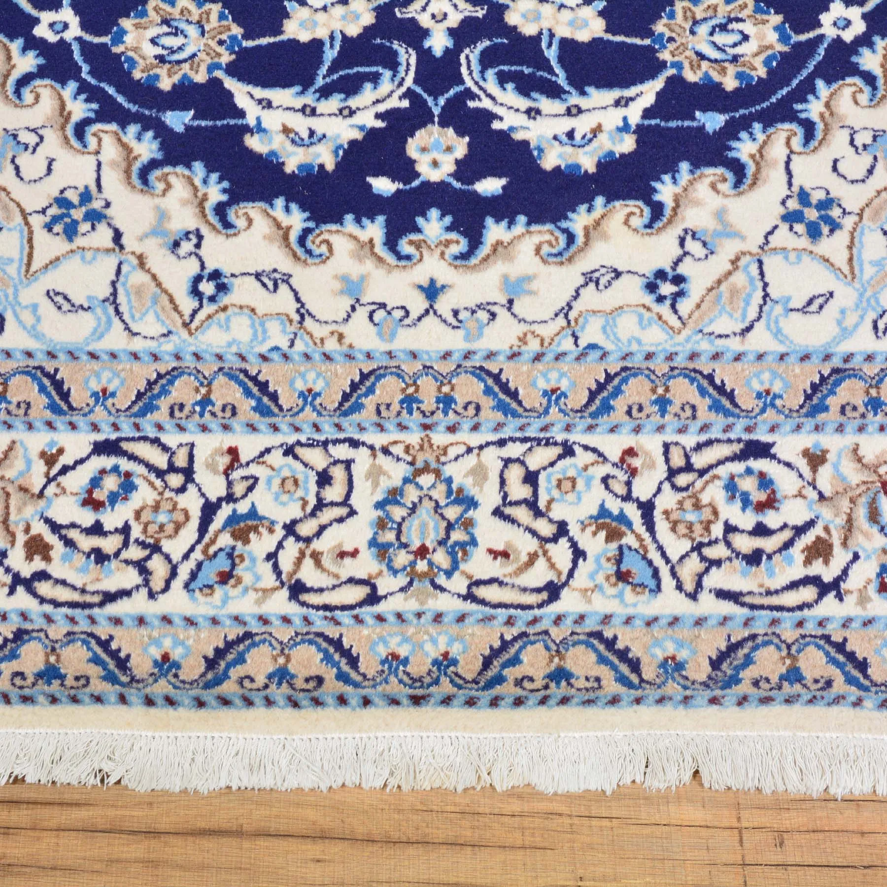Hand-Knotted Persian Handmade Tribal Nain Design Rug (Size 6.0 X 9.0) Cwral-315