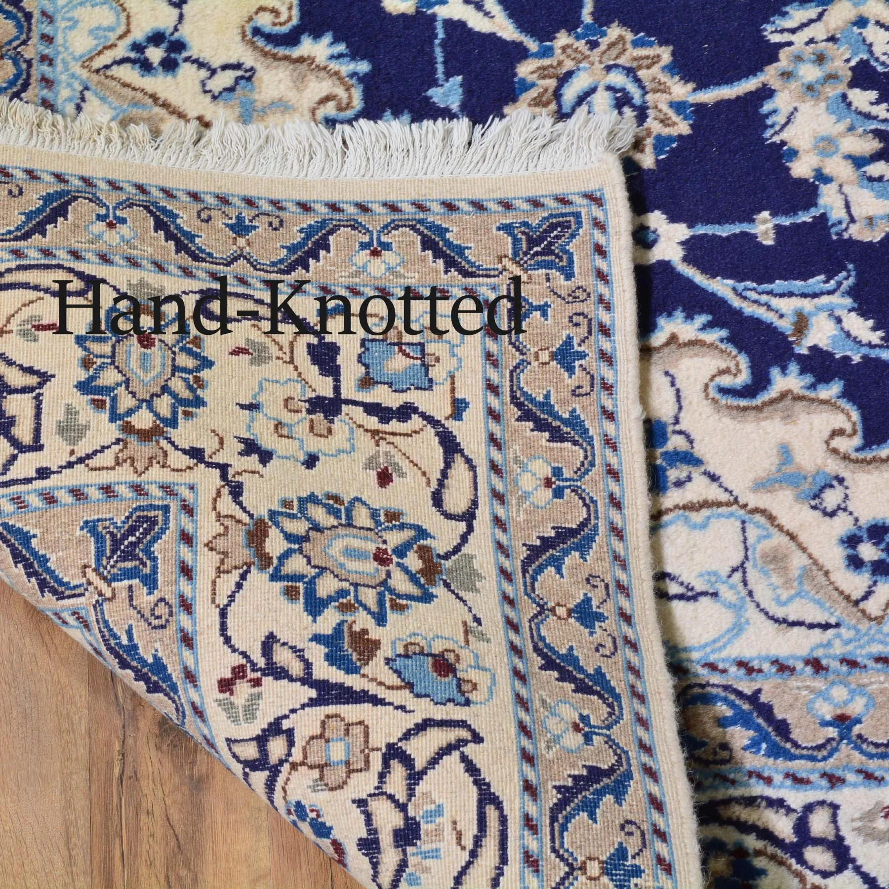 Hand-Knotted Persian Handmade Tribal Nain Design Rug (Size 6.0 X 9.0) Cwral-315
